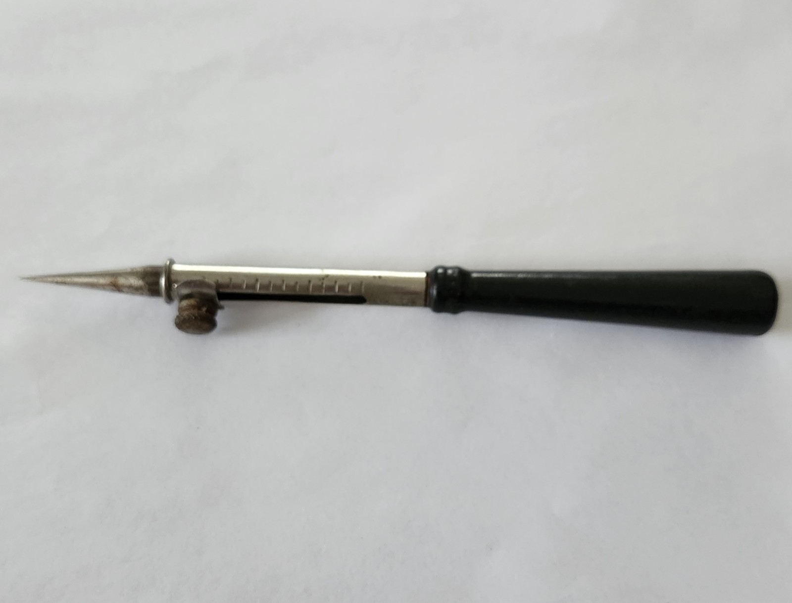 RARE-Vintage Mechanical Pen Metal Victorian Pat. DCI 2809
