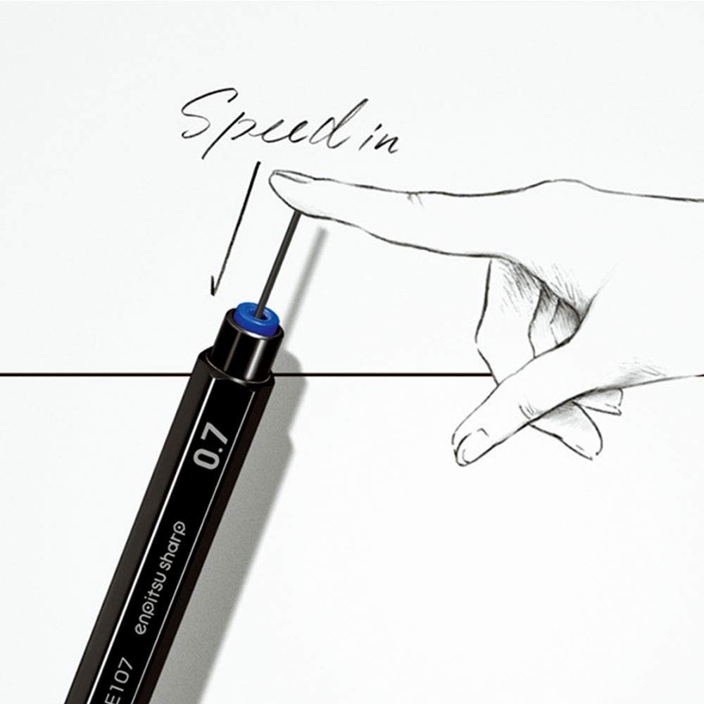 Kokuyo Mechanical Pencil Pencil Sharp Writing Comparing 5 Pieces Set Black PS-PE