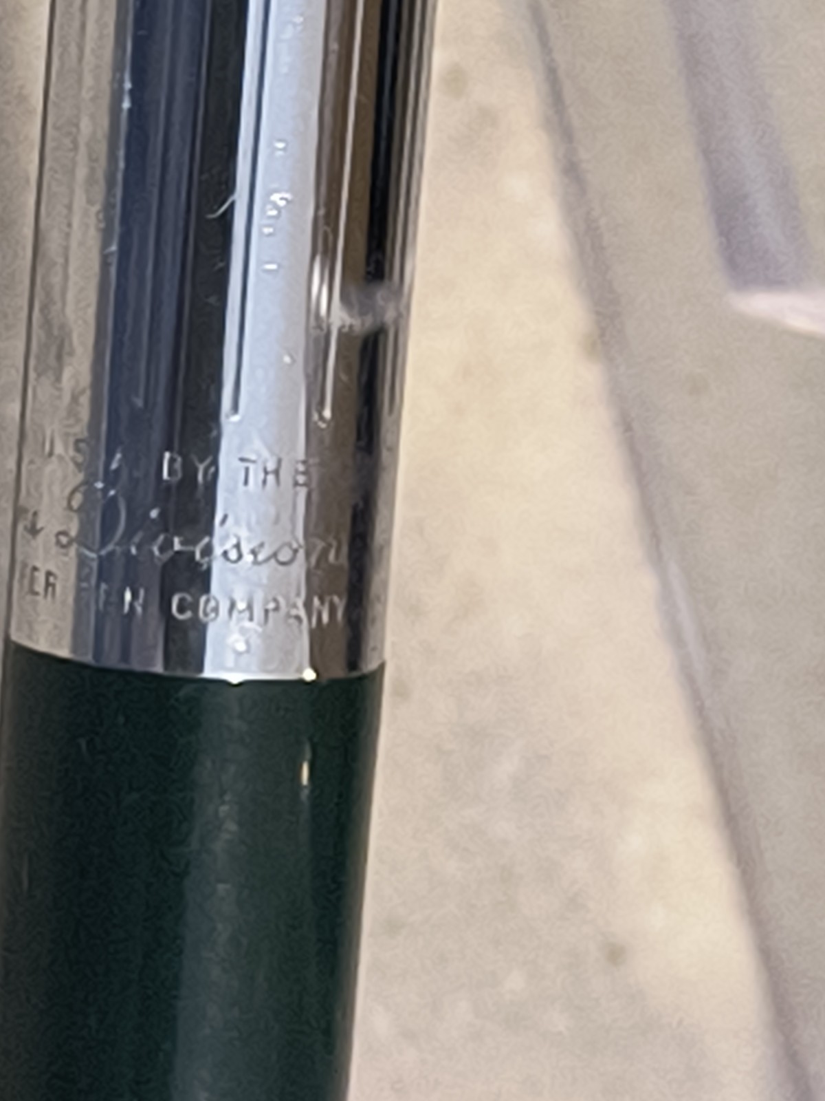 SHEAFFER FINELINE DIVISION Mechanical Pencil 0.9mm Green Circa 1950’s USA Works
