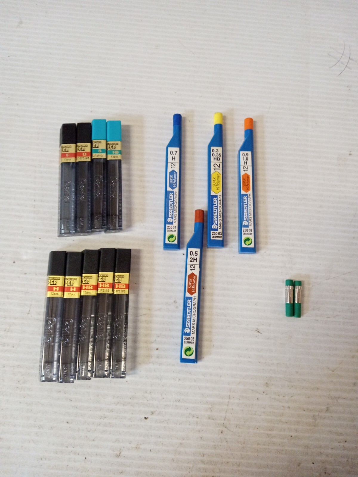 Misc. Lot Replacement Leads – Pentel, Staedtler H HB 2H B F ~ Trl7#68