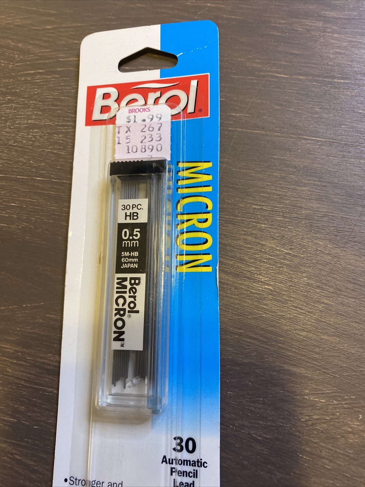 Vintage Berol Micron 30 Automatic, Pencil, Lead Refills, 0.5 mm New