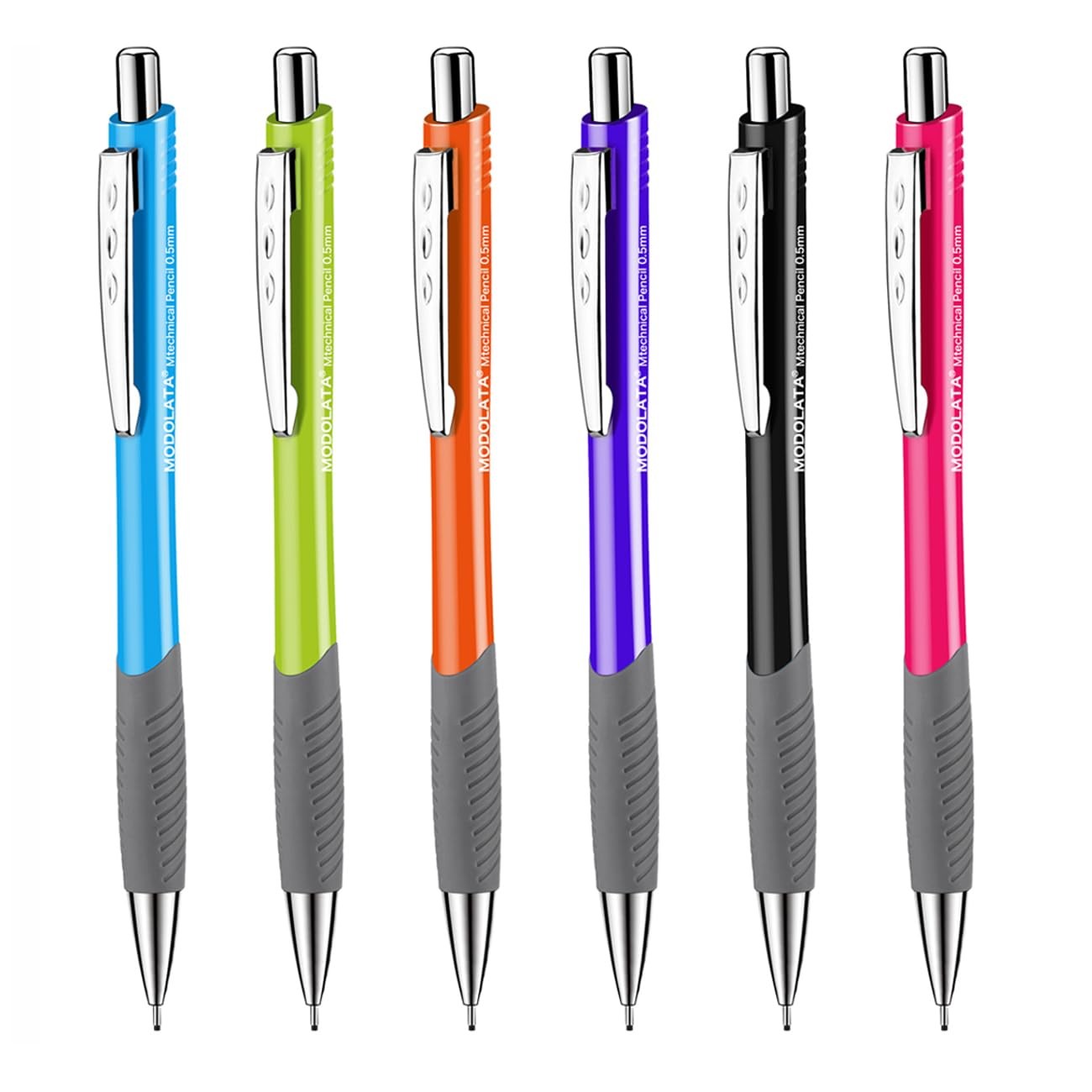 Mechanical Lead Pencils Set Student Artist Drawing Sketching 0.5MM 6 PCS