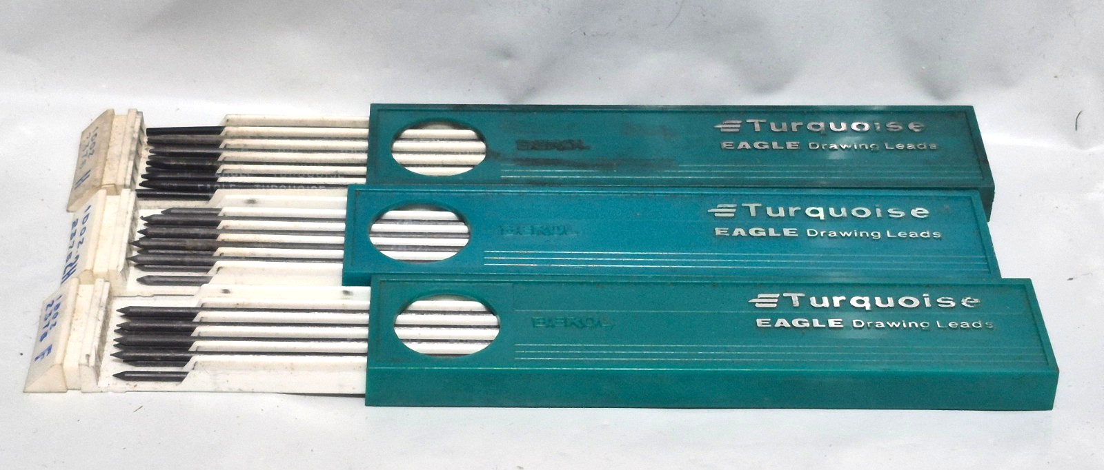 Vintage Turquoise Eagle Drawing Leads Various Carmine Red,HB,2H, H, F