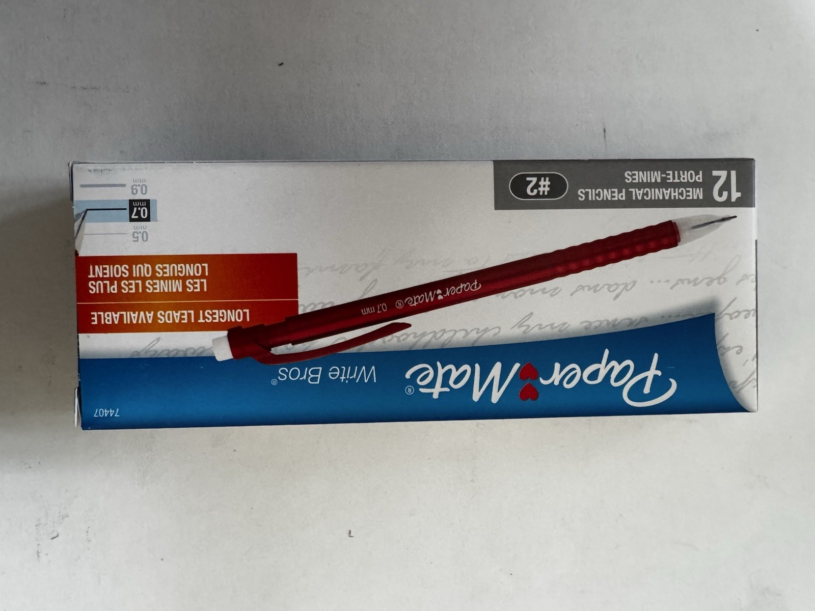 Paper Mate Write Bros Mechanical Pencils #2 0.7mm 12 count (2 Pack) School