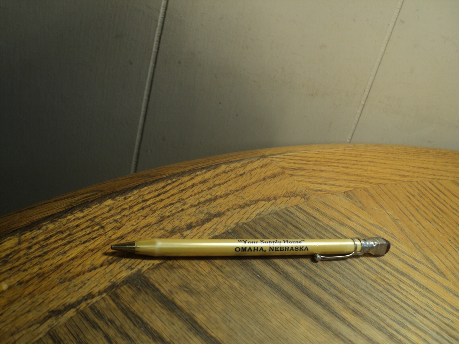Vintage Mechanical Pencil Advertising United States Check Book Company Omaha