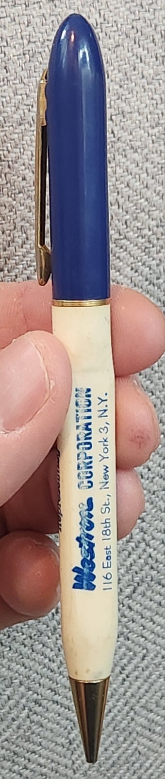 Vintage Weston Corporation Mascot USA Mechancial Pencil Advertising