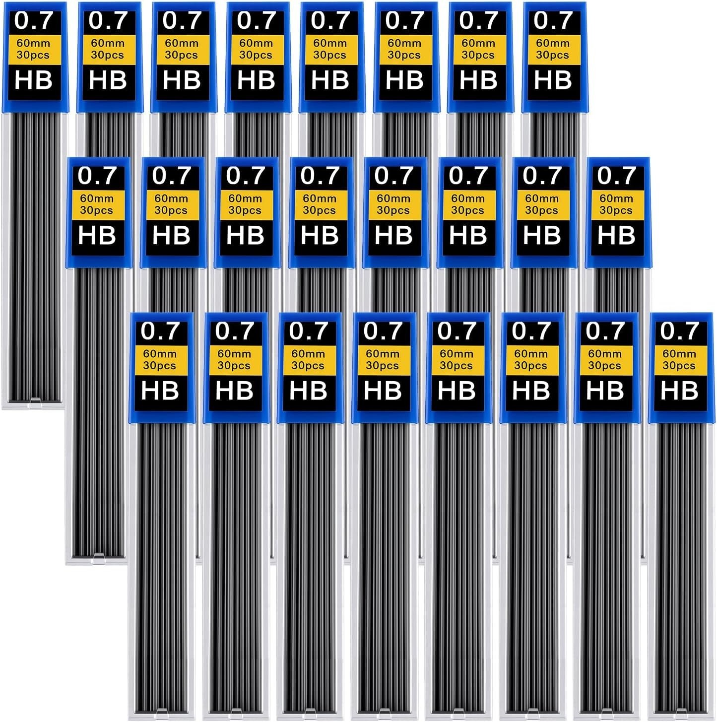 720 pcs 0.7 mm Lead Refills, Mechanical Pencil Lead HB, Break Resistant Penci…