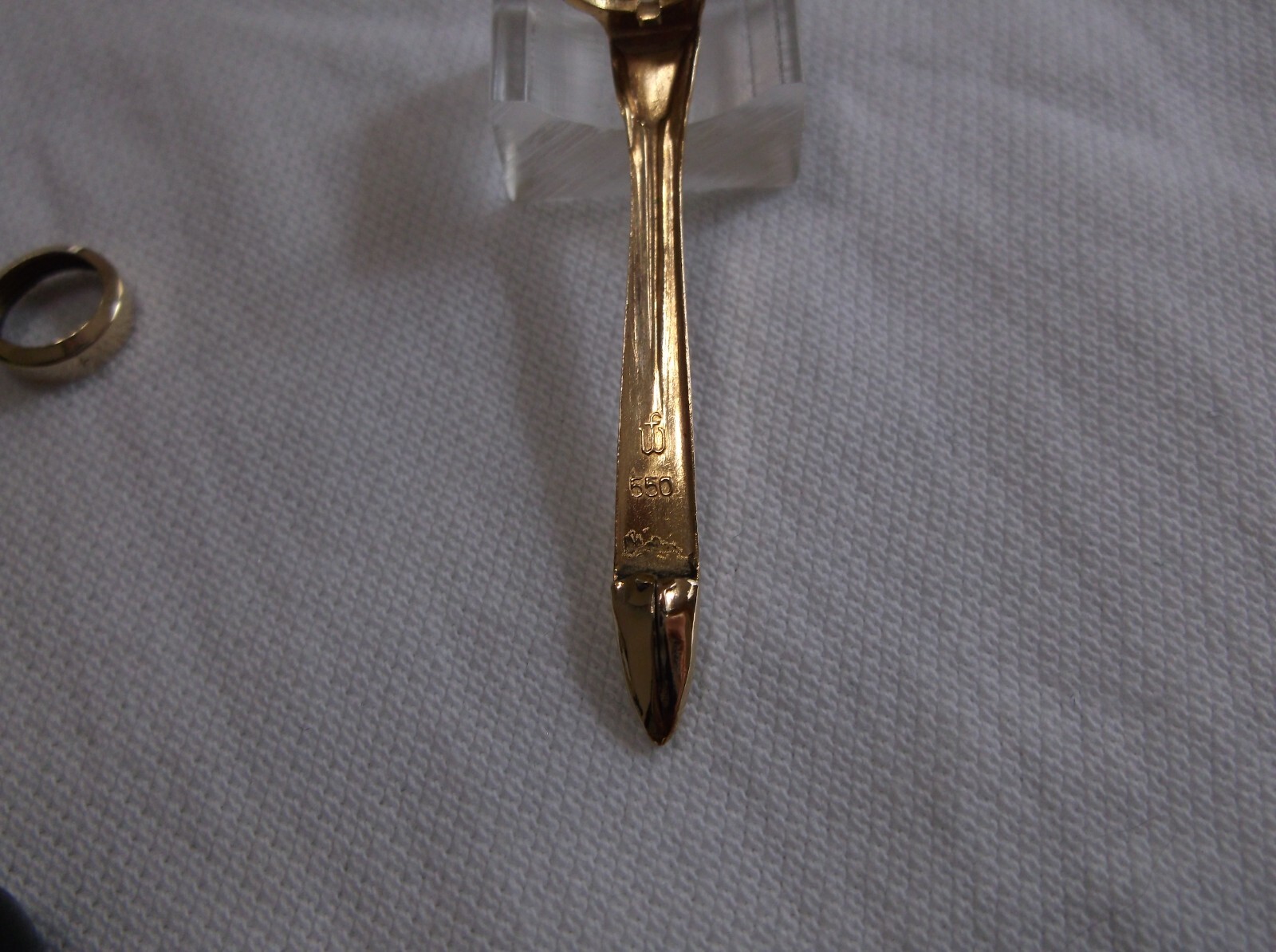 PELIKAN # 550 ROLLED GOLD DOUBLE L / BLACK MECHANICAL PENCIL / 1.18 MM LEAD