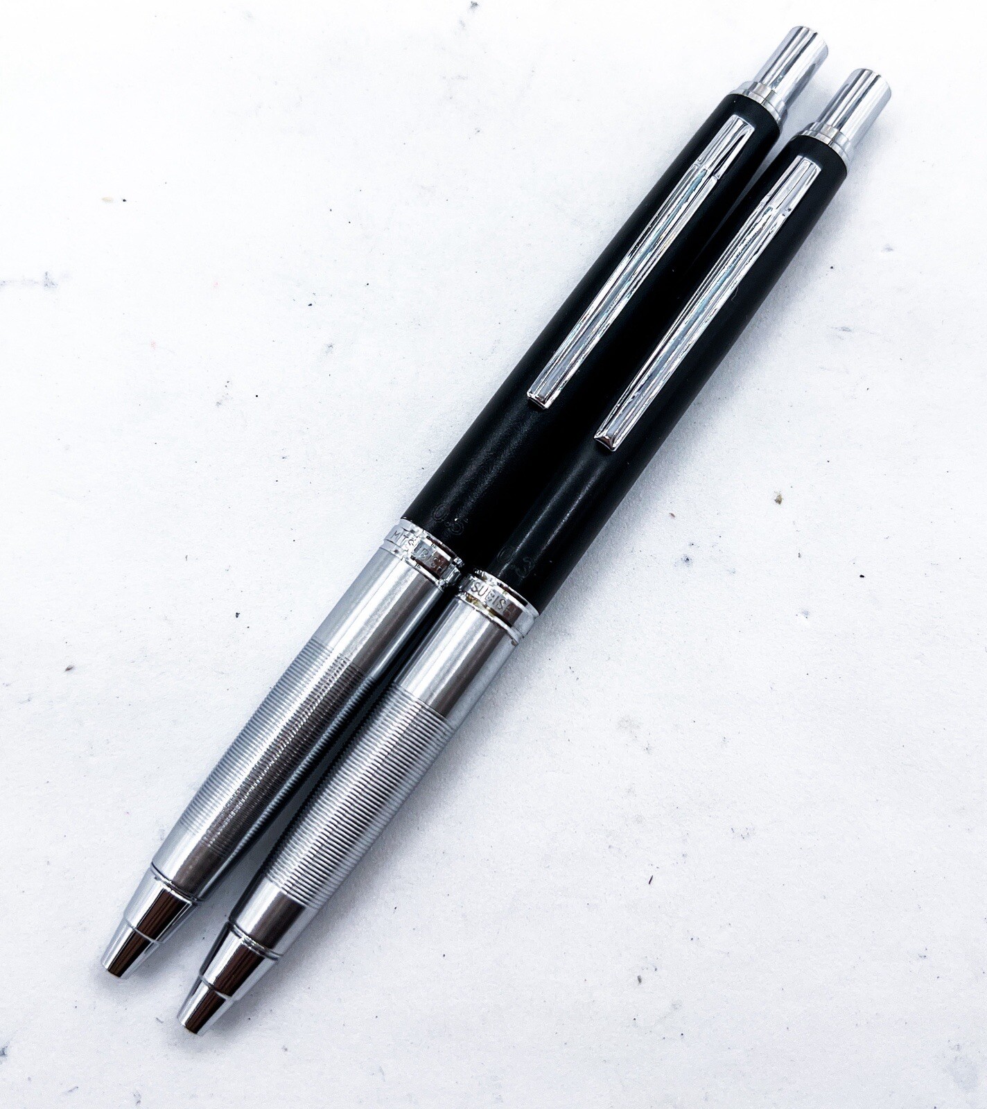 mitsubishi double push 2pc mechanical pencil M3-100 m5-100 knock retractable Tip