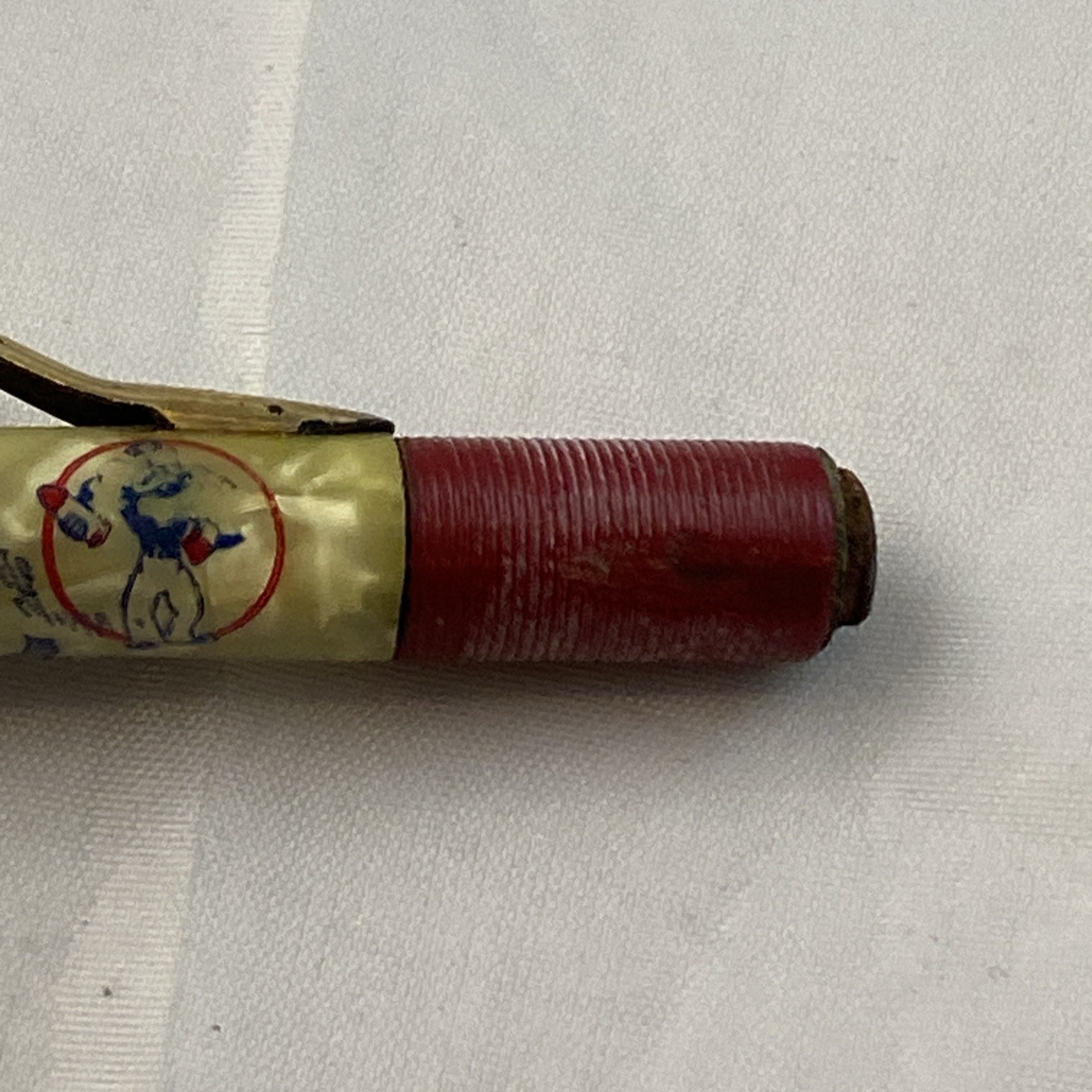 Sheaffer Pearlie Utility Red & Pearl Fineline USS Volelgesang DD-862 Pencil