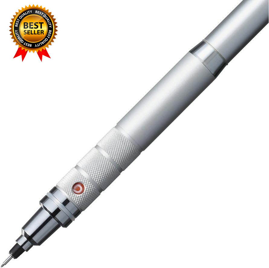 Kuru Toga Roulette Model Auto Lead Rotation 0.5Mm Mechanical Pencil Silver Body