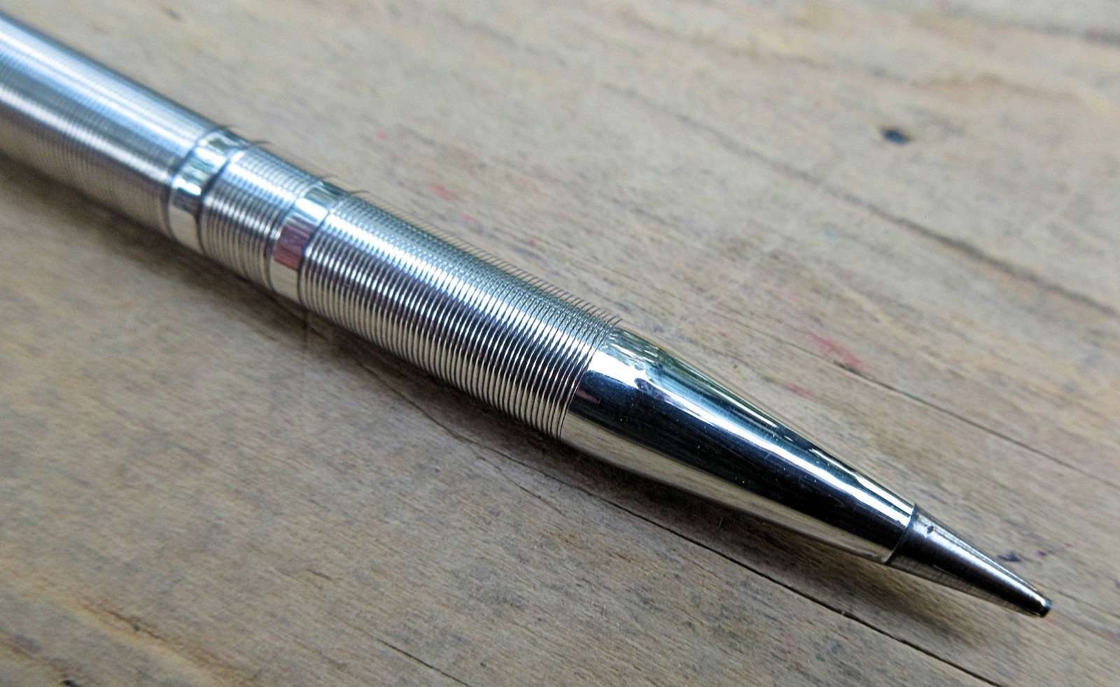 Vintage Silver Engraved Mechanical Pencil – Working Good Condition
