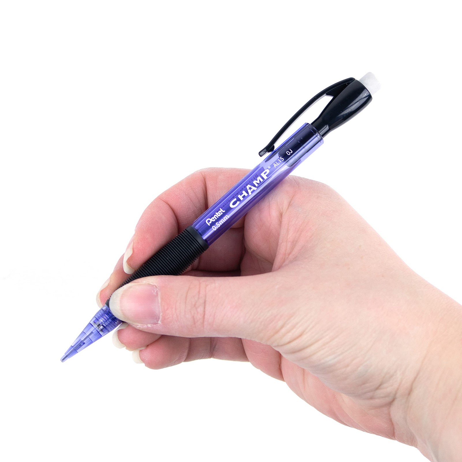 Pentel Champ Mechanical Pencils Pack of 12 Ergonomic Grip Multi-Purpose Use
