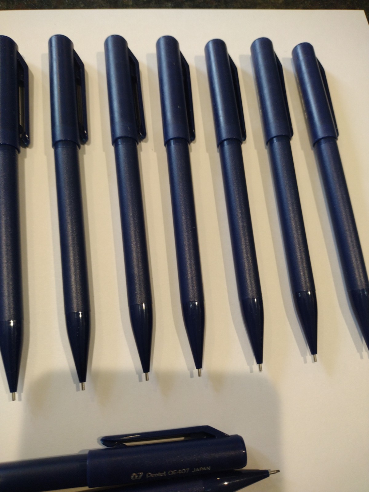 NOS Pentel QE407 0.7mm Twist Erase Mechanical Pencils Dozen