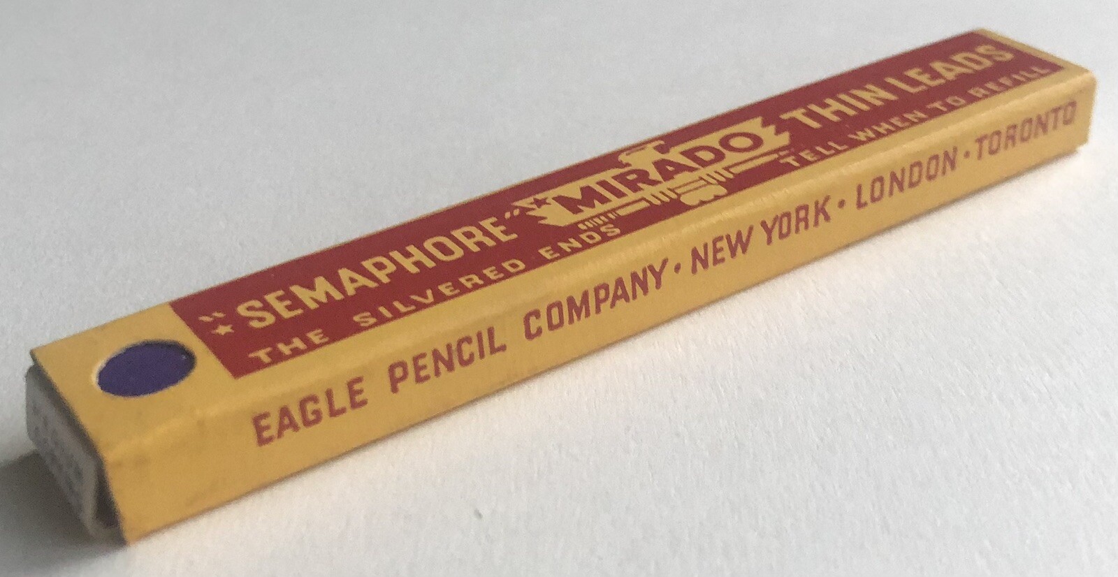 Vintage EAGLE Mirado Semaphore Mechanical Pencil Lead COPY 1.18mm NOS 4pk USA