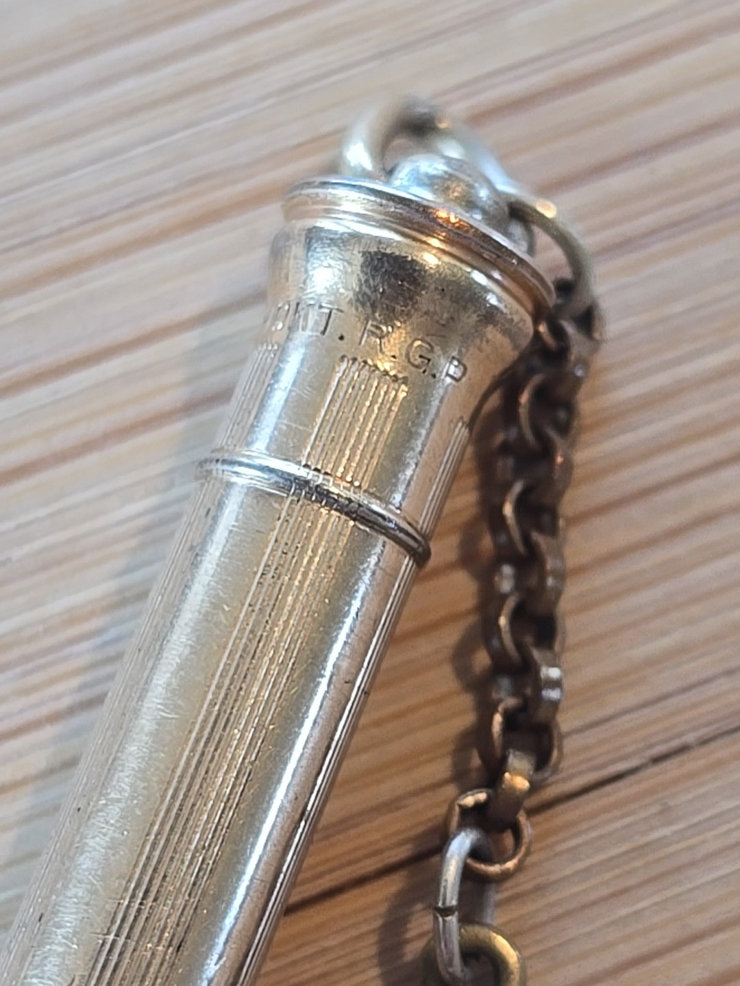 ATQ OES Dance Card Watch Fob Mechanical Pencil RGP Masonic Order Eastern Star