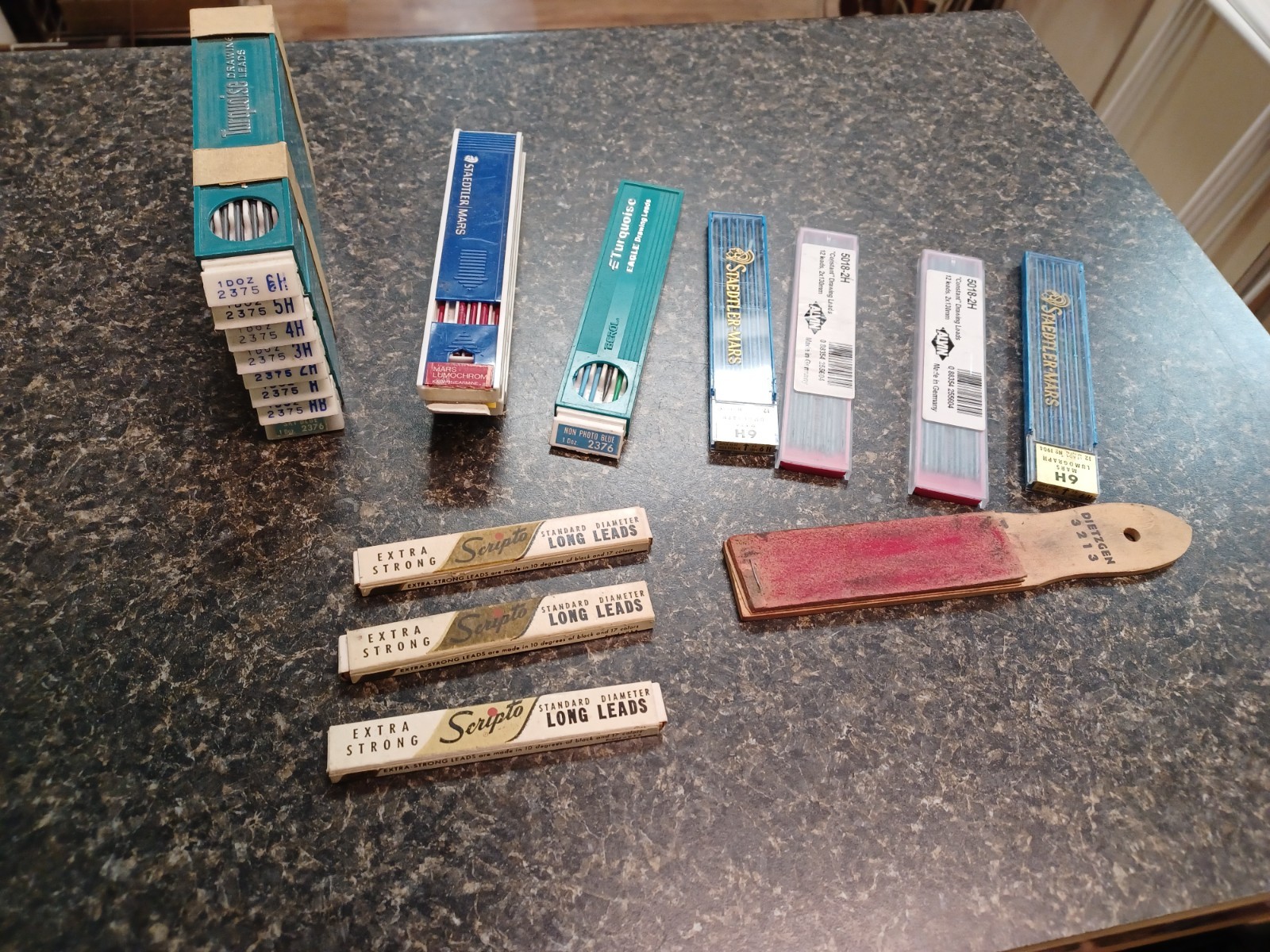 Turquoise Eagle Staedtler Mars Drawing Scripto Leads Lot