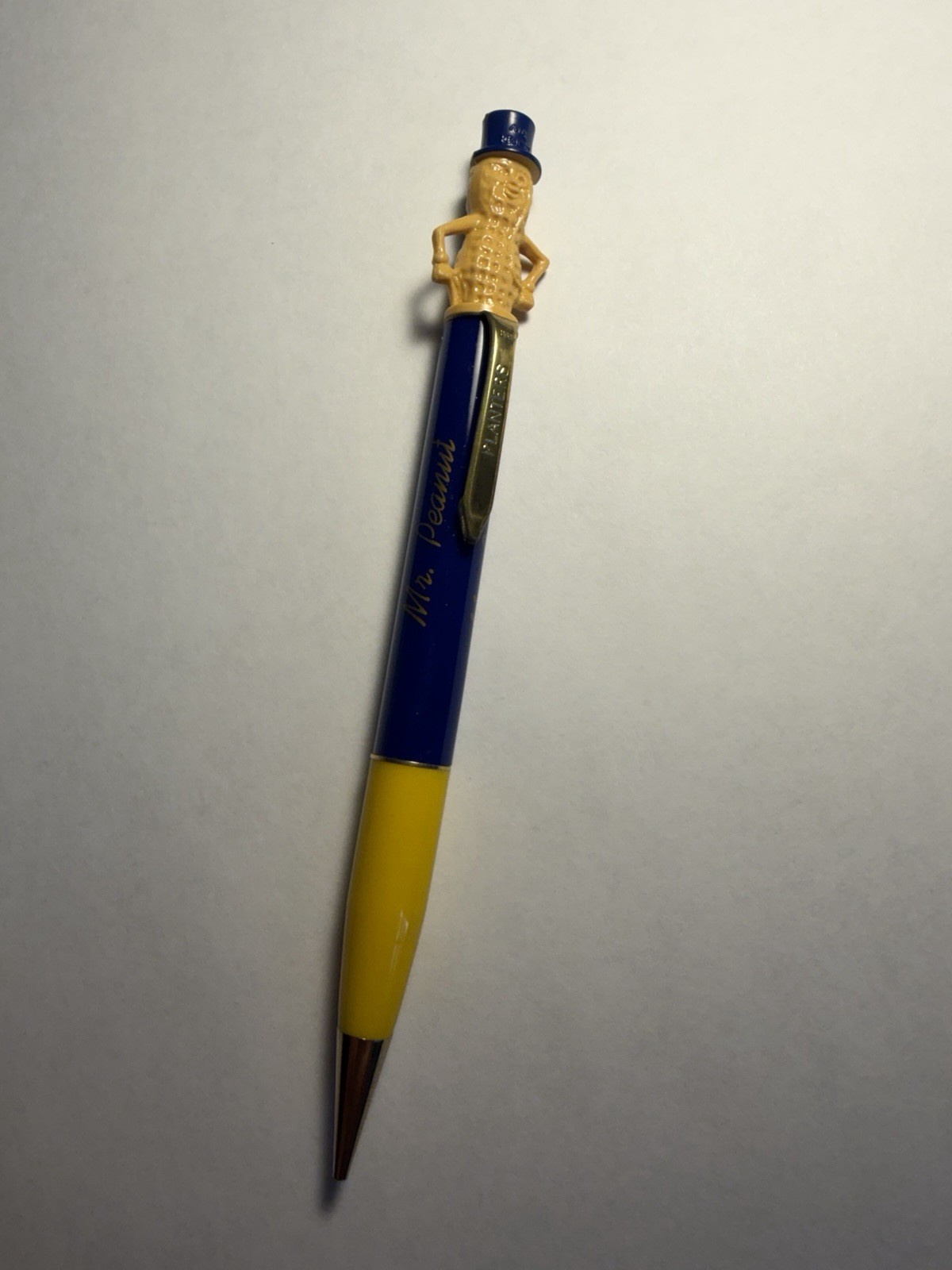 Papermate Mr. Peanut Vintage Twist Click Mechanical Pencil Retractable Plastic