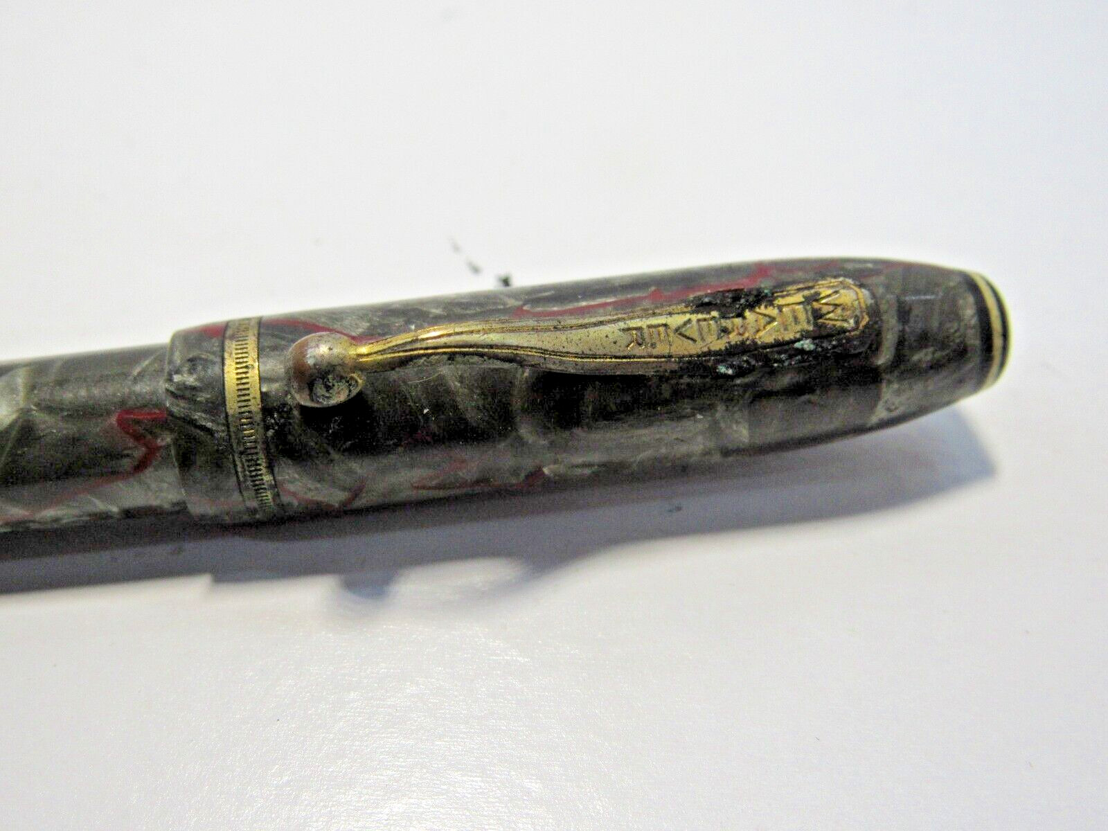 Vintage Wearever Pen and Mechanical Pencil Set Multicolor Celluloid As Is -A9