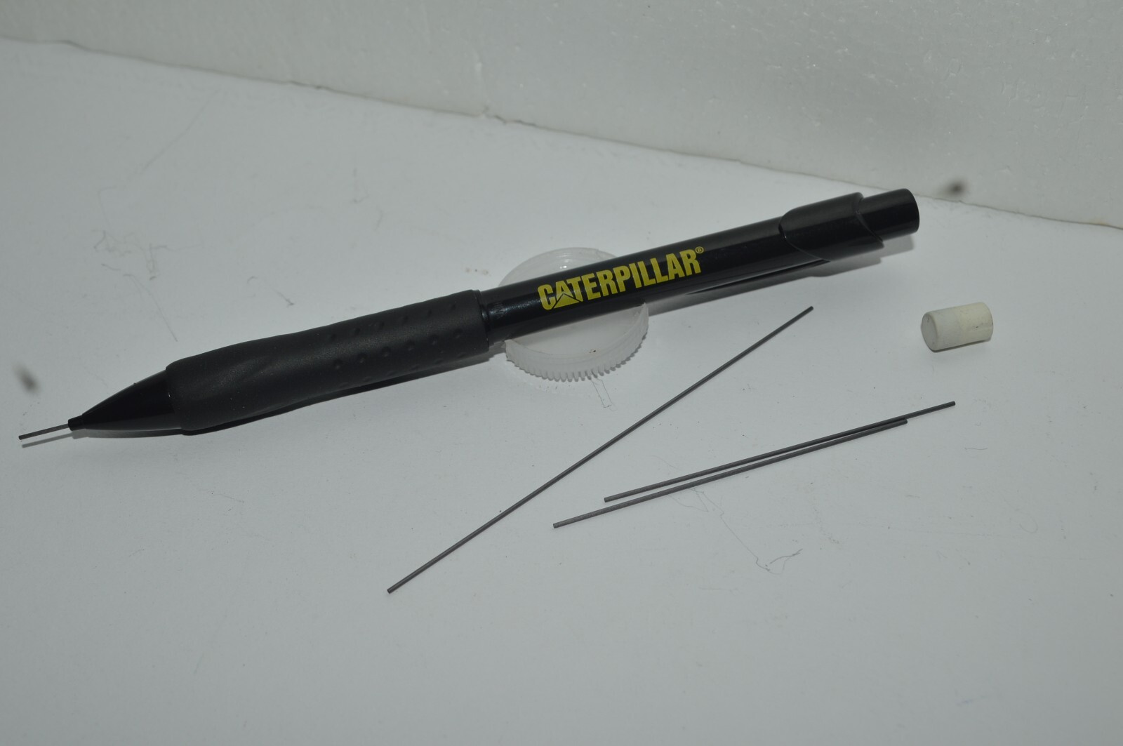 CATERPILLAR Automatic Pencil Clicker Promotional 0.7mm Black Ergonomic Grip Test