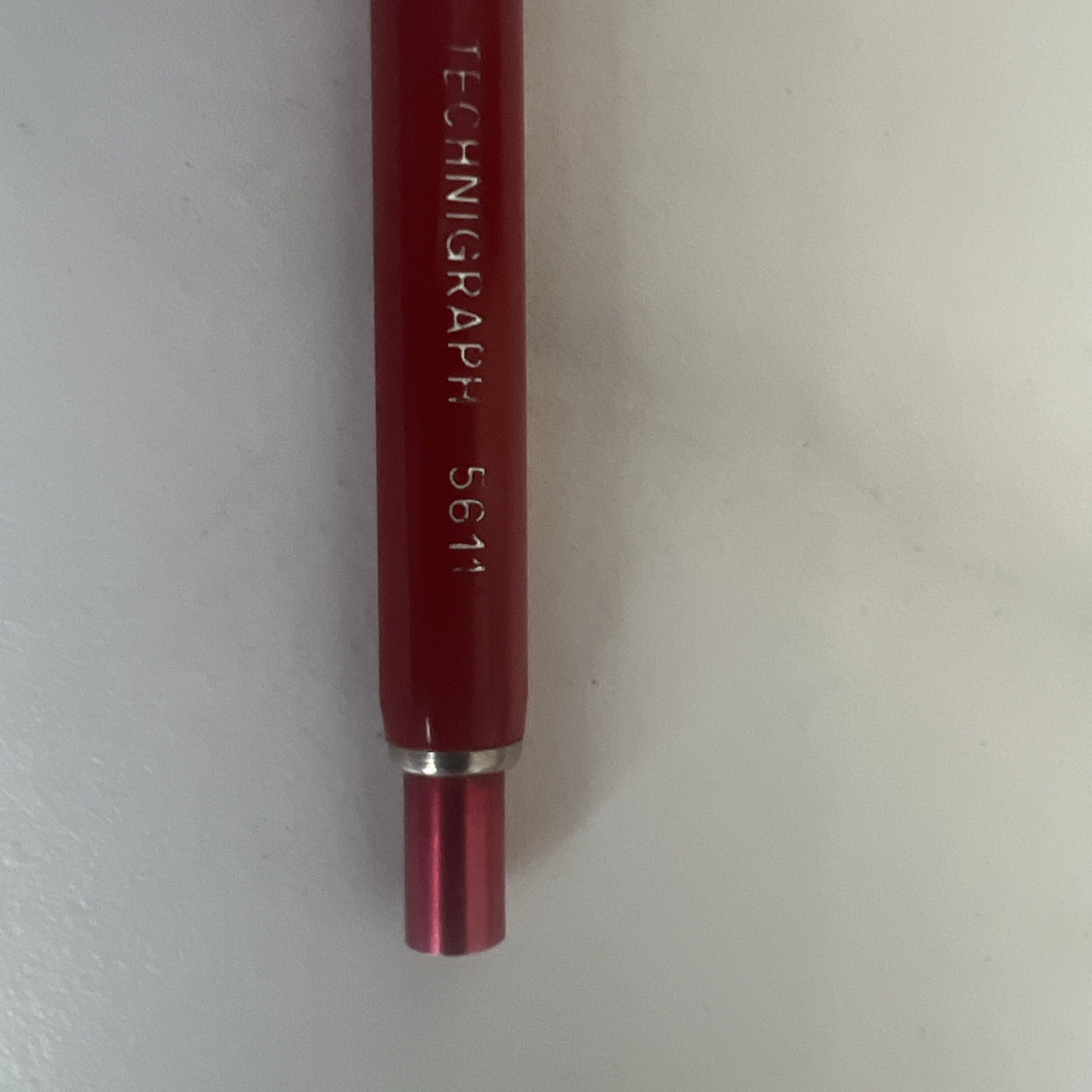 Vintage KOH-I-NOOR Red Technigraph 5611 Lead Holder Drafting Pencil Made Italy