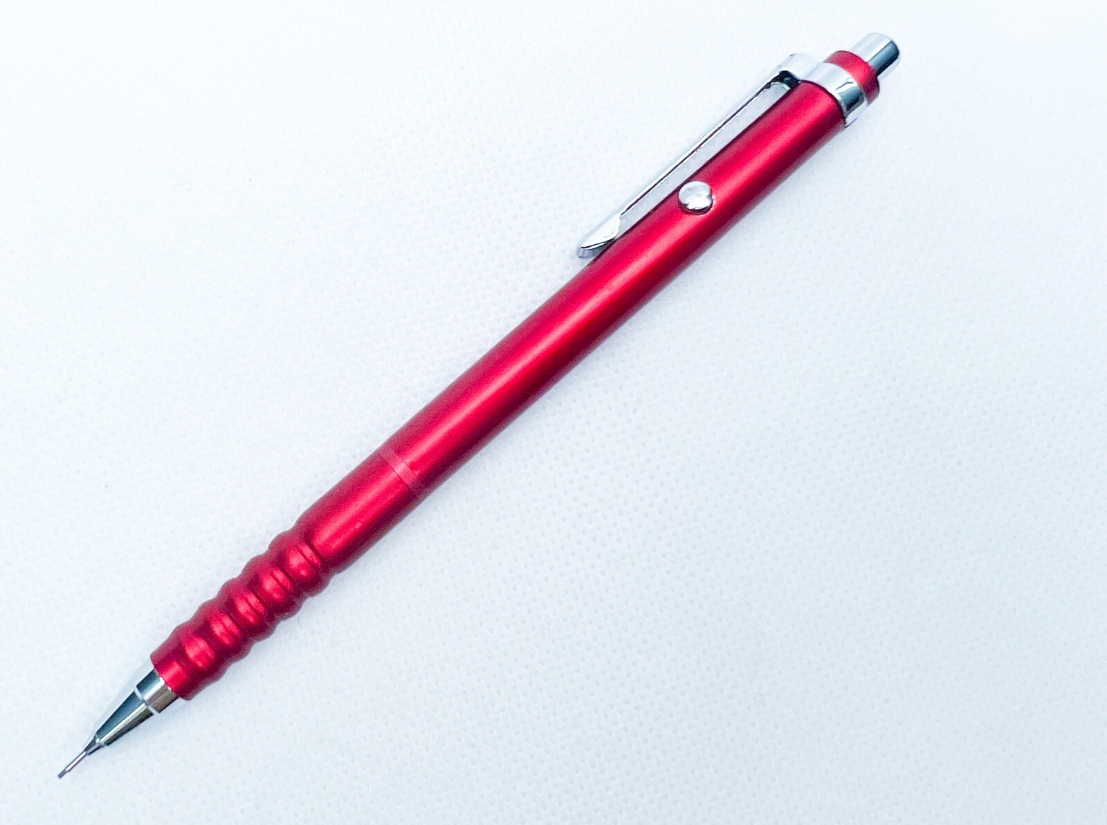 NOS Rotring 502 180 Red Tikky Metallic Metal Double Push mechanical pencil Box