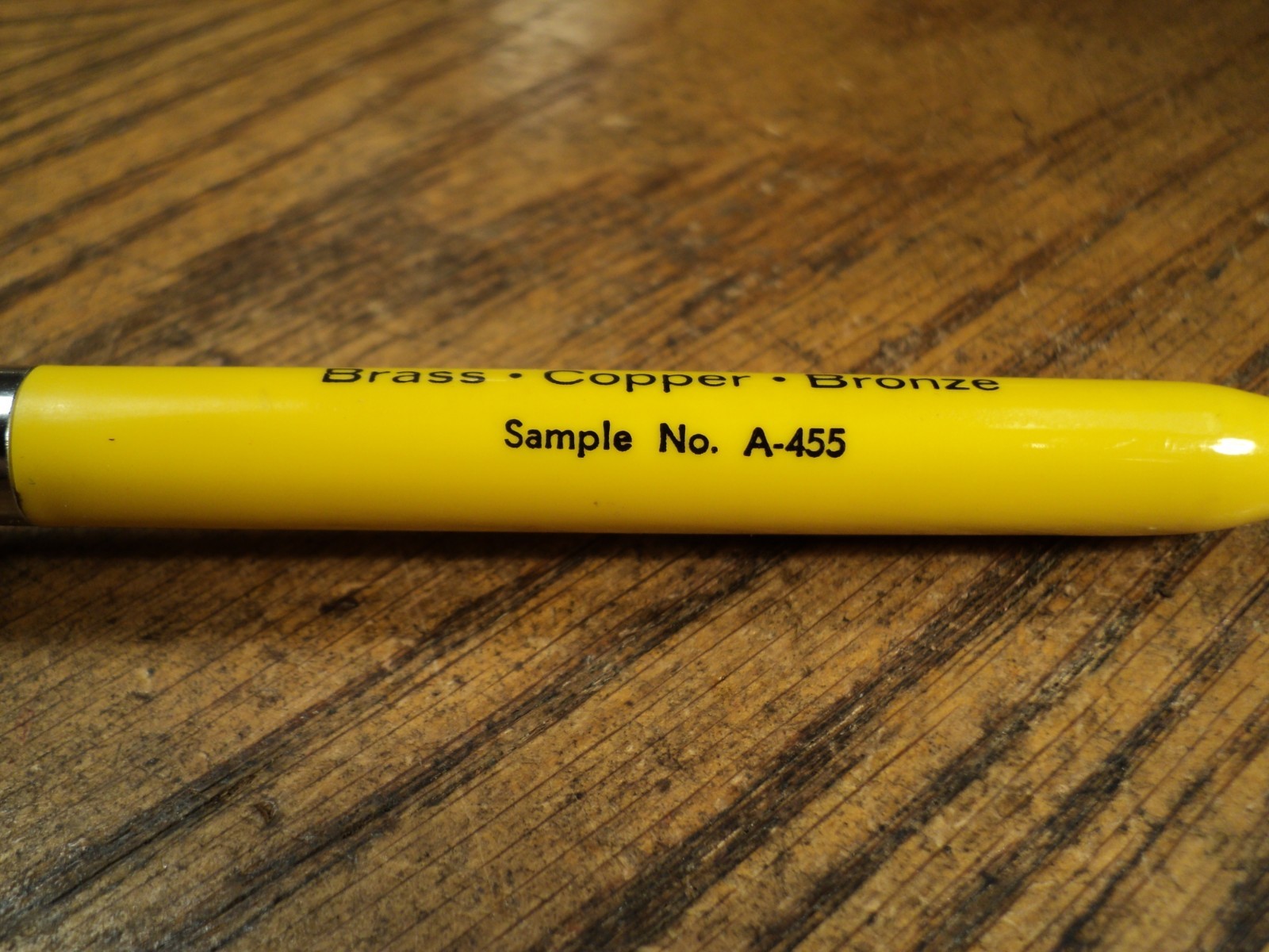 Vintage Alexander Sample Mechanical Pencil Bridgeport Brass – Copper – Bronze