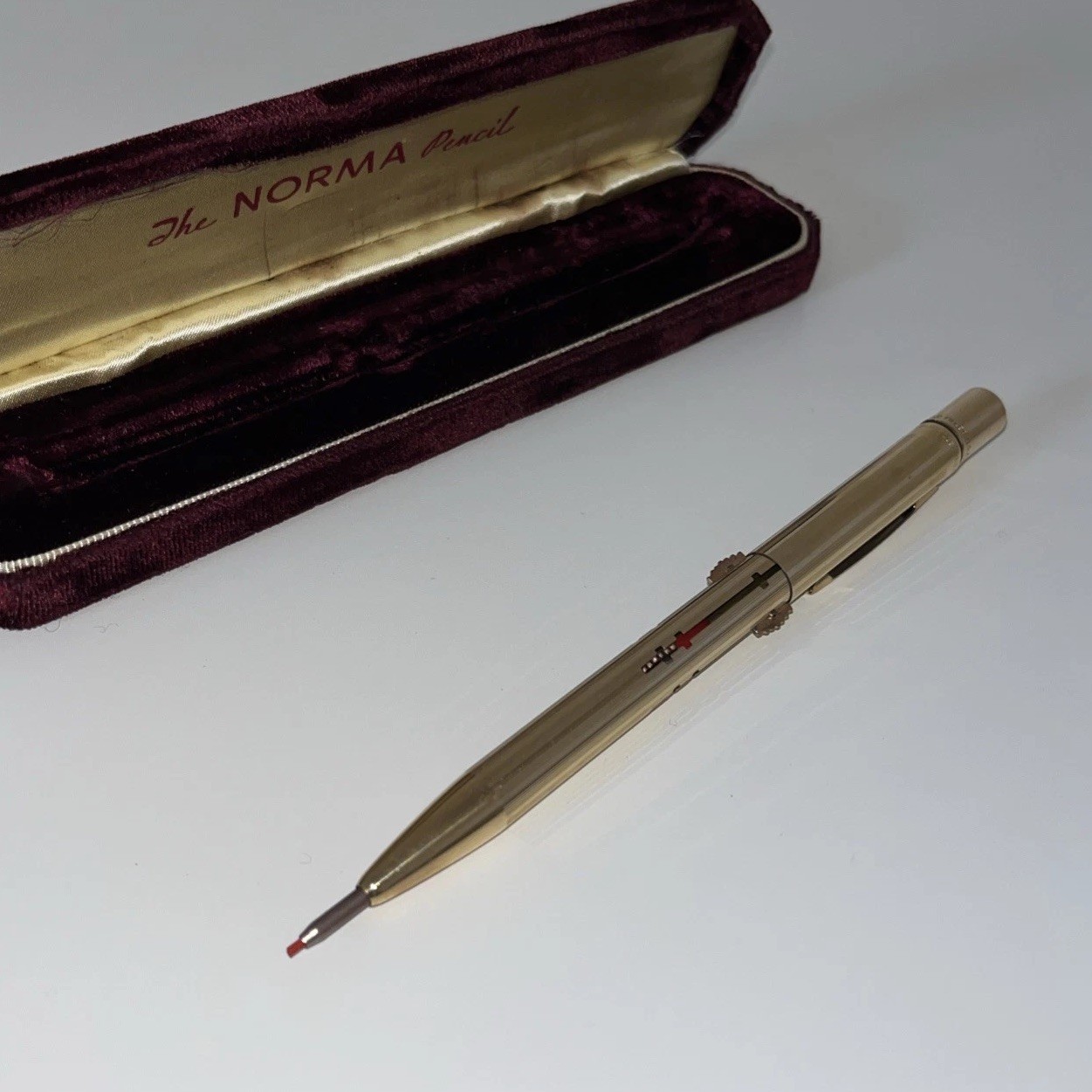 Vintage 14k Gold Filled The Norma Four Color Pencil Made in U.S.A. 4 Color Rare!