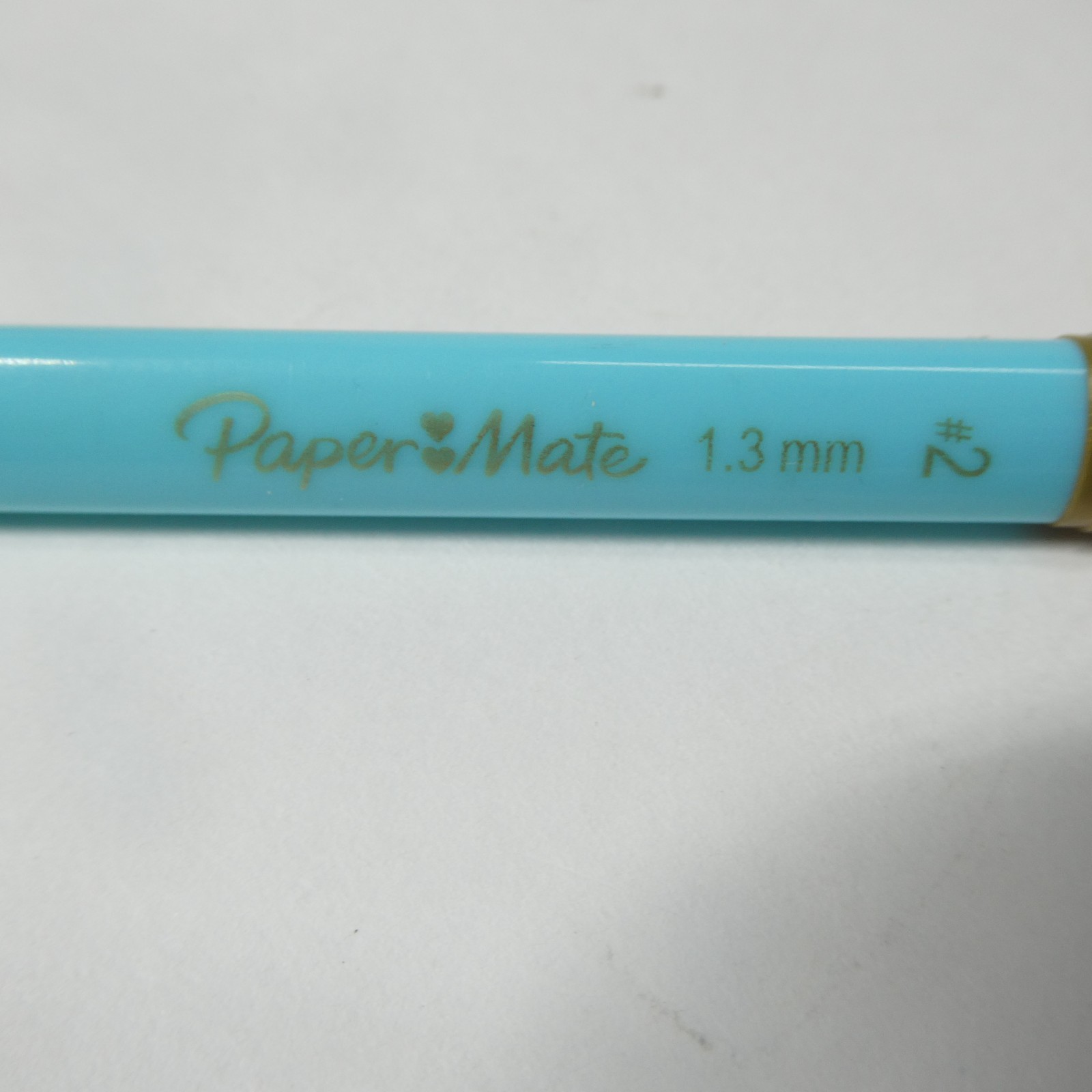 Papermate 1.3mm #2 Mechanical Pencil Triangular Light Blue Plastic Vintage