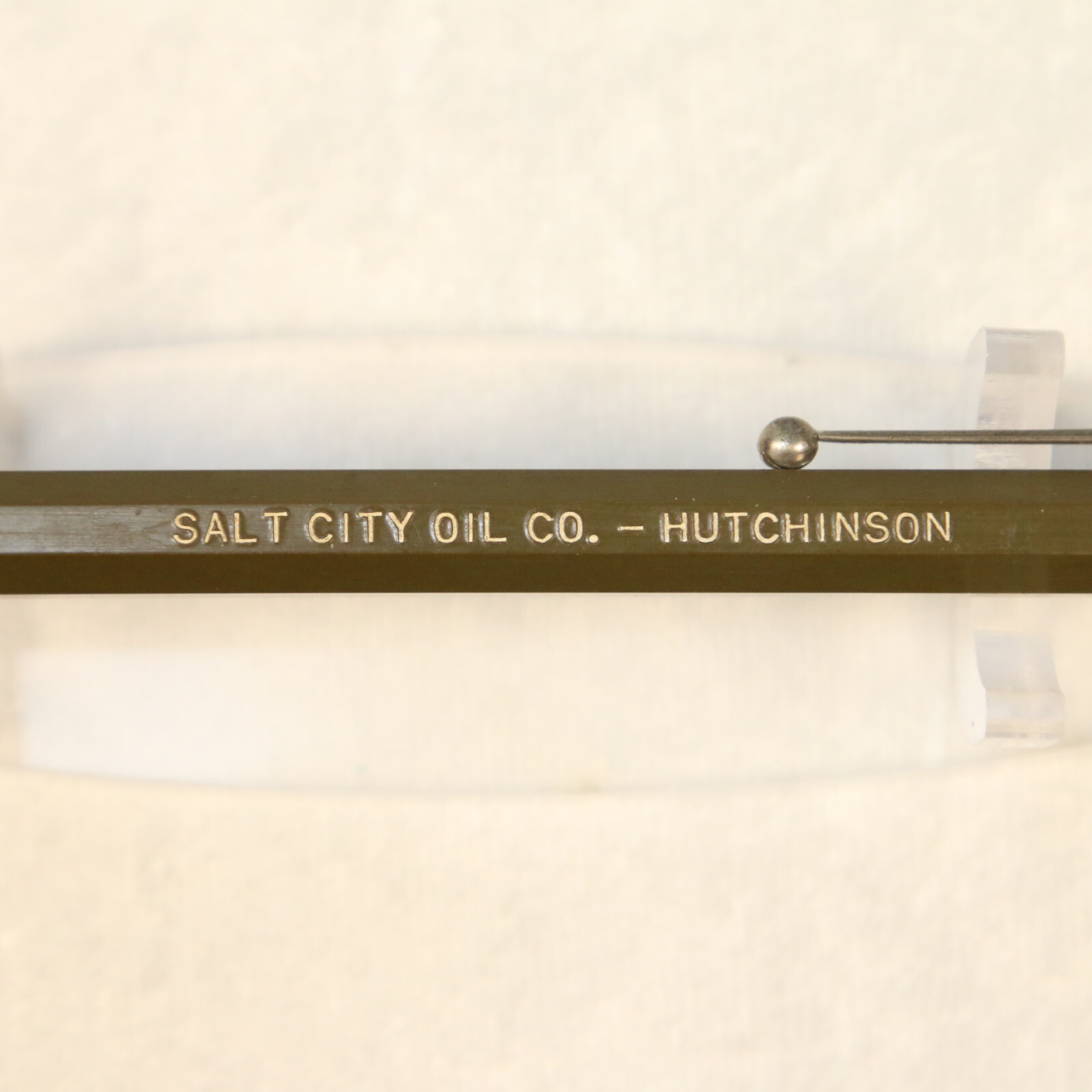 VTG REALITE Advertising Mechanical Pencil USA Olive Green Salt City Oil – Kansas