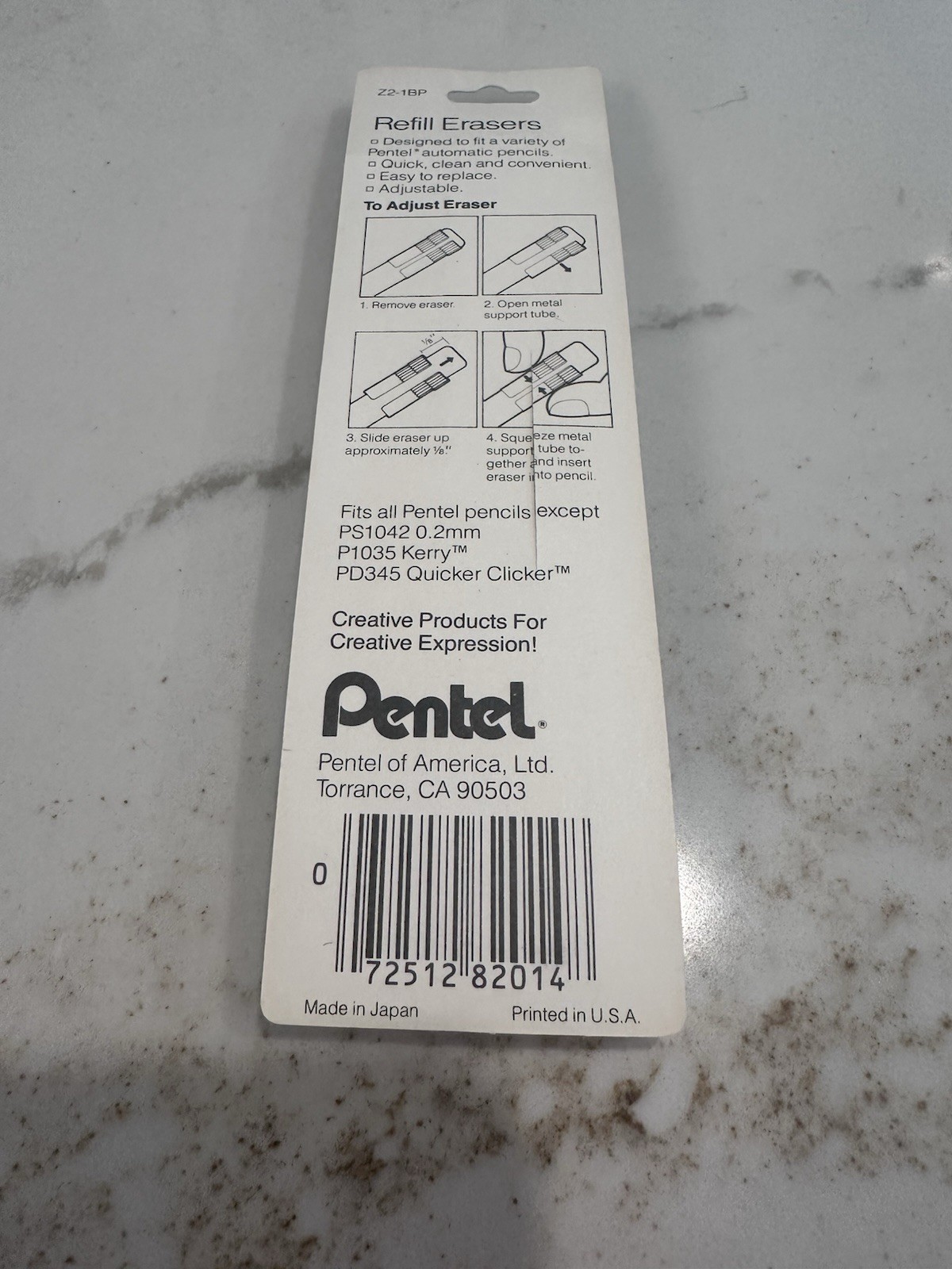 Vintage Mechanical Pencil Lead, Eraser Replacements For Scripto / Pentel