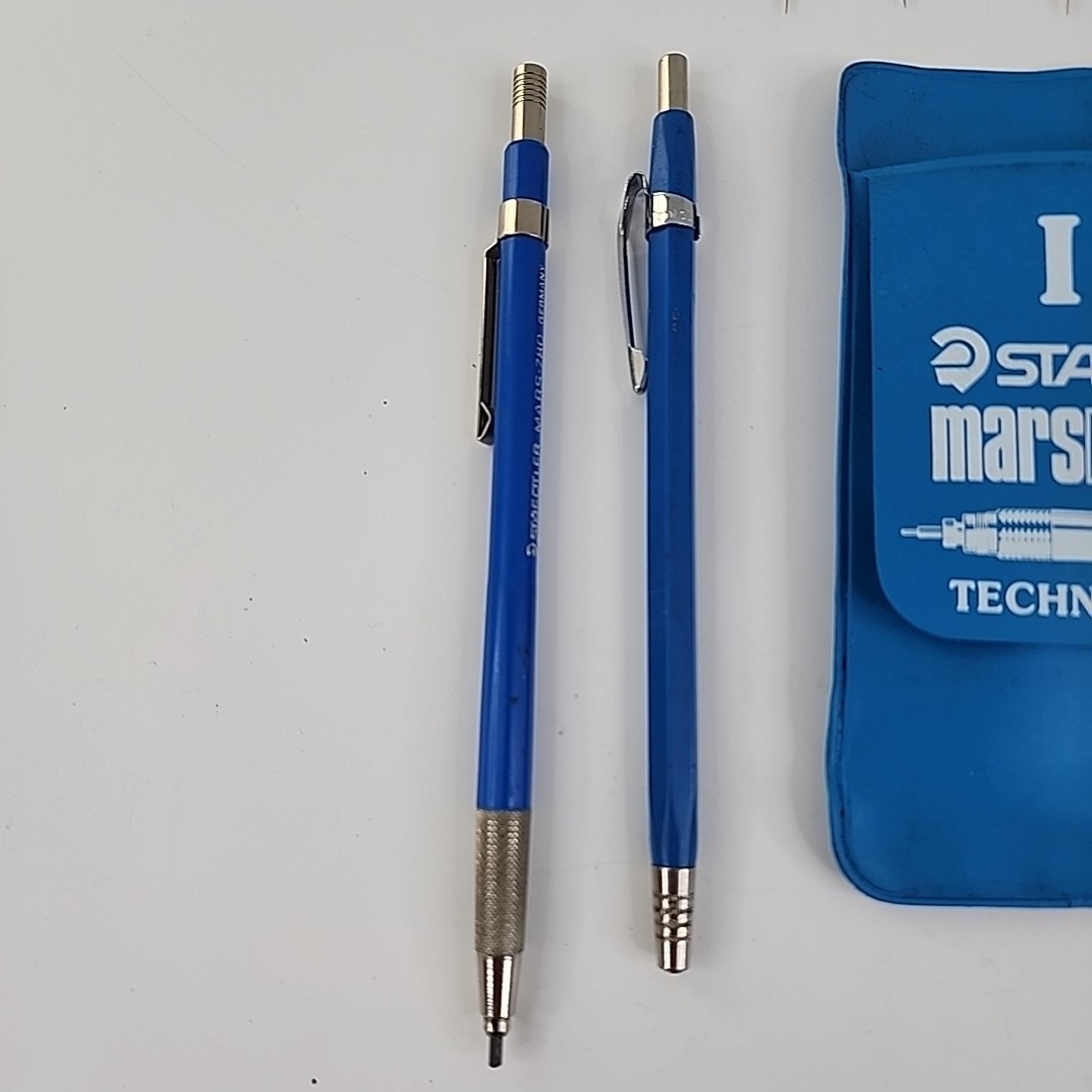 Staedtler Mars 780 Mechanical Pencil Lead Holder 2mm W/ Case Lietz Draft Germany