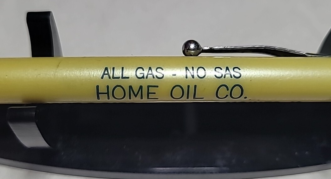 VTG Riteograph Mechanical Pencil First Gas No Sas Home Oil Co. Des Moines IA A87