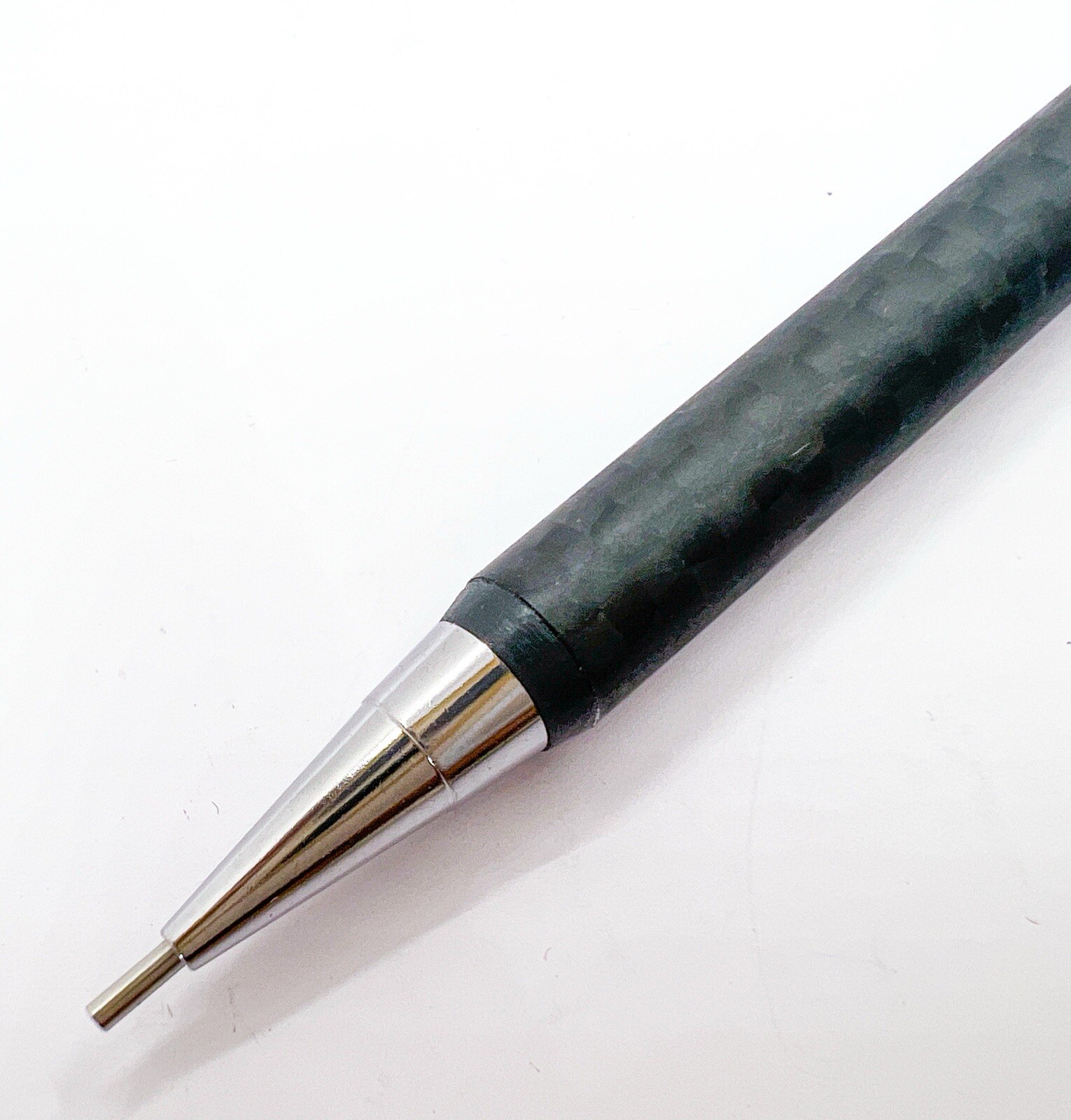 New carbon fiber MECHANICAL PENCIL 0.9 0.9mm Push Drafting Fully Functional