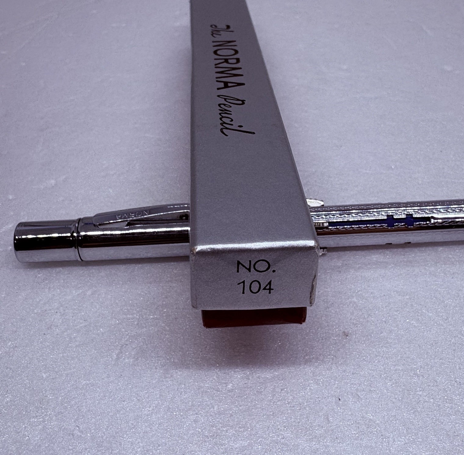 Vintage Norma Chrome Multi 4 Color Mechanical Pencil USA w/ Box #104 Works 7