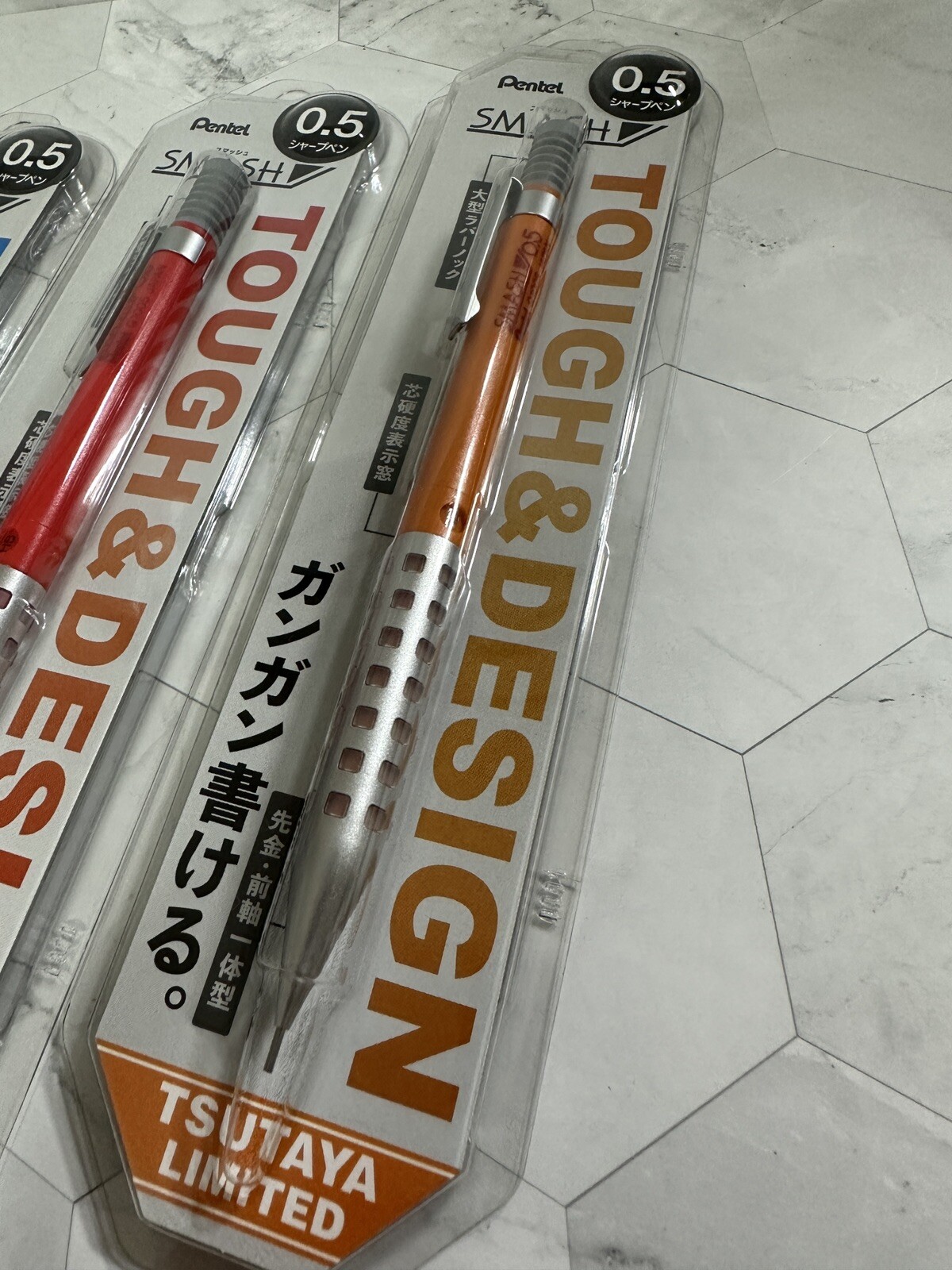 Pentel Smash Mechanical Pencil 0.5mm Q1005 TSUTAYA Limited Color Tough & Design