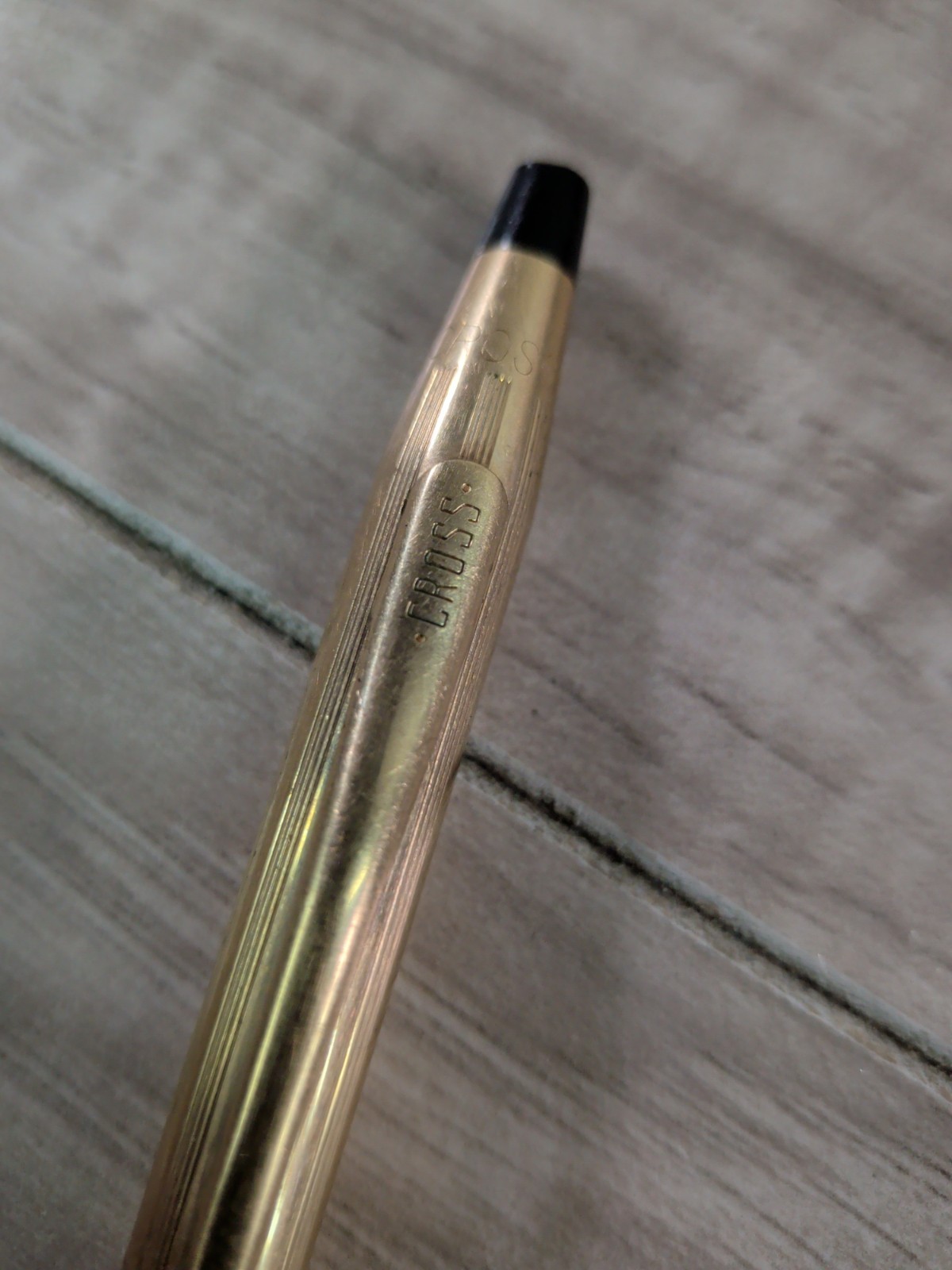 Vintage Cross Mechanical Pencil 1/20 12 KT Gold Filled Made In USA ( WORKING )