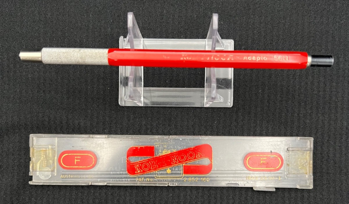 Vintage Koh-I- Nor 5611 Adapto Drafting Pencil – Made in Italy – Extra Leads