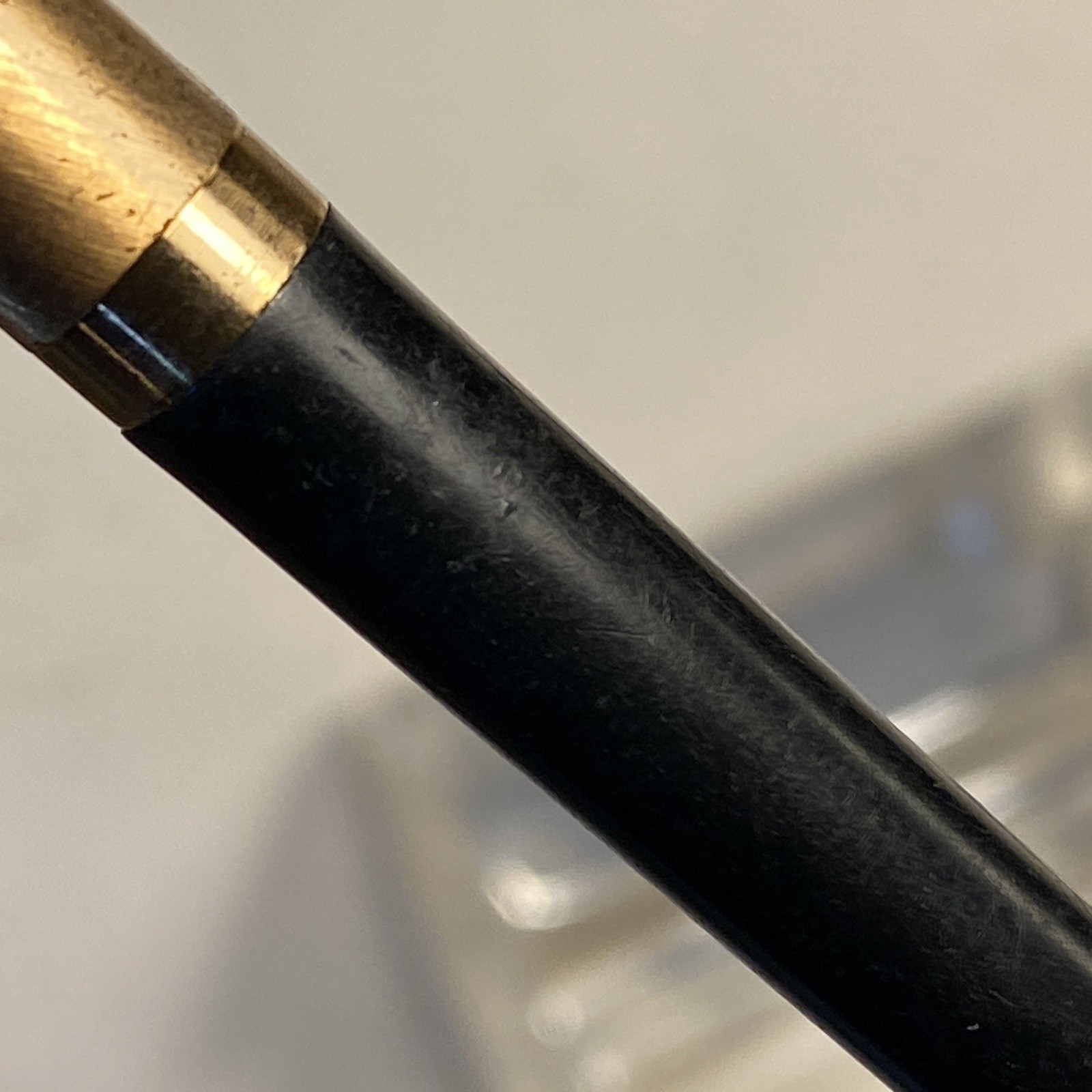 Vintage Rocket Mechanical Pencil Black & Gold
