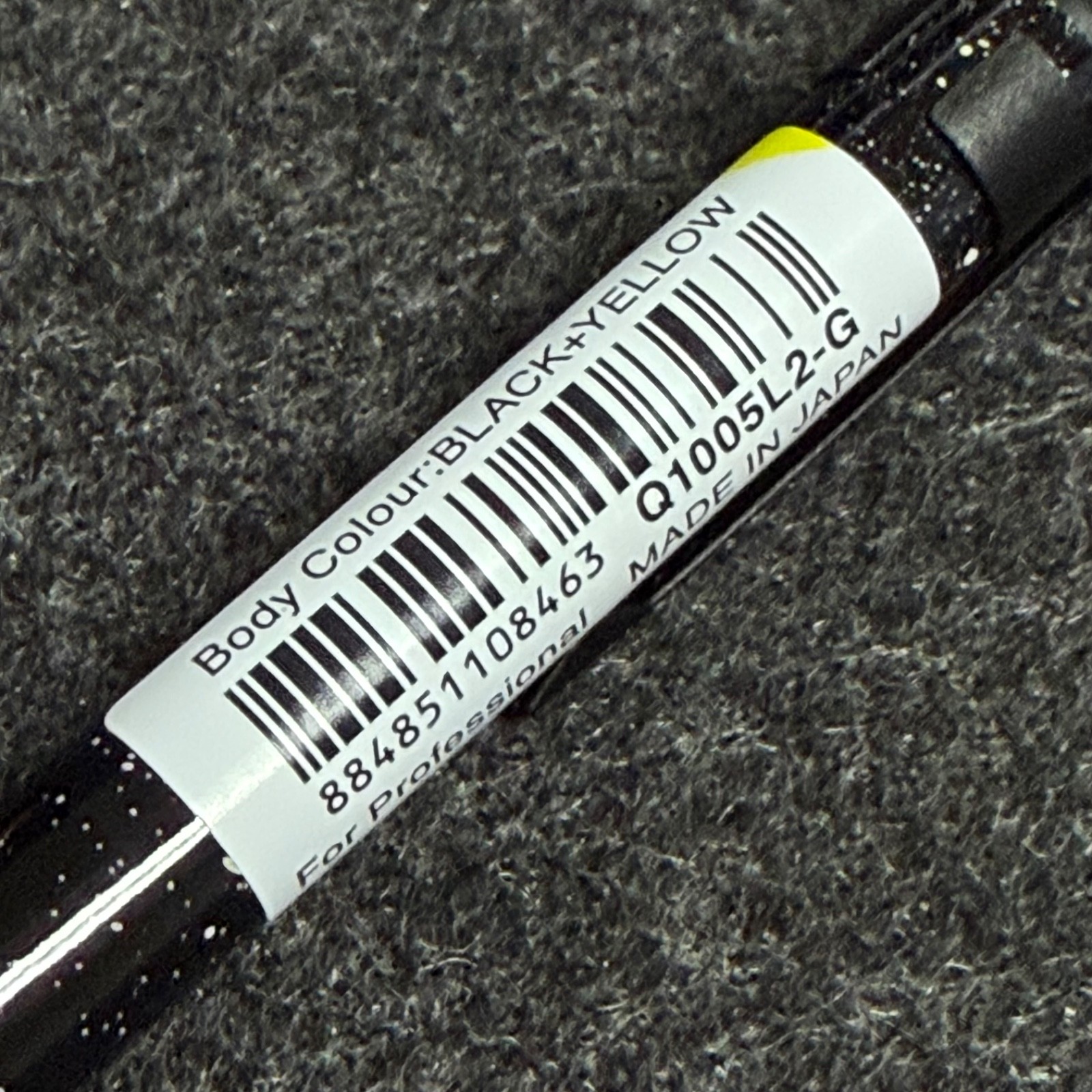 Pentel Smash Limited Black Yellow Splatter 0.5mm Q1005L2-G Glossy Pencil New