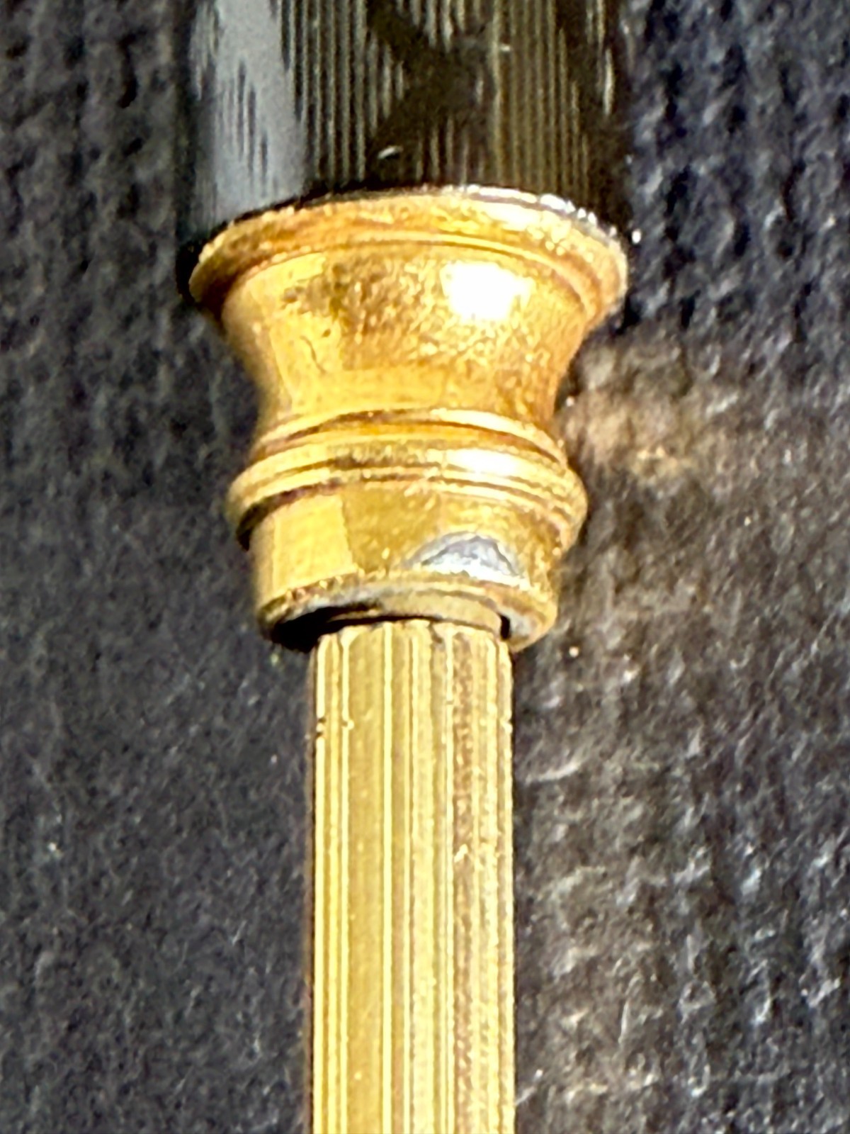 Antique Victorian William S Hicks Telescopic Magic Pencil 1871 Patent Gold BHR