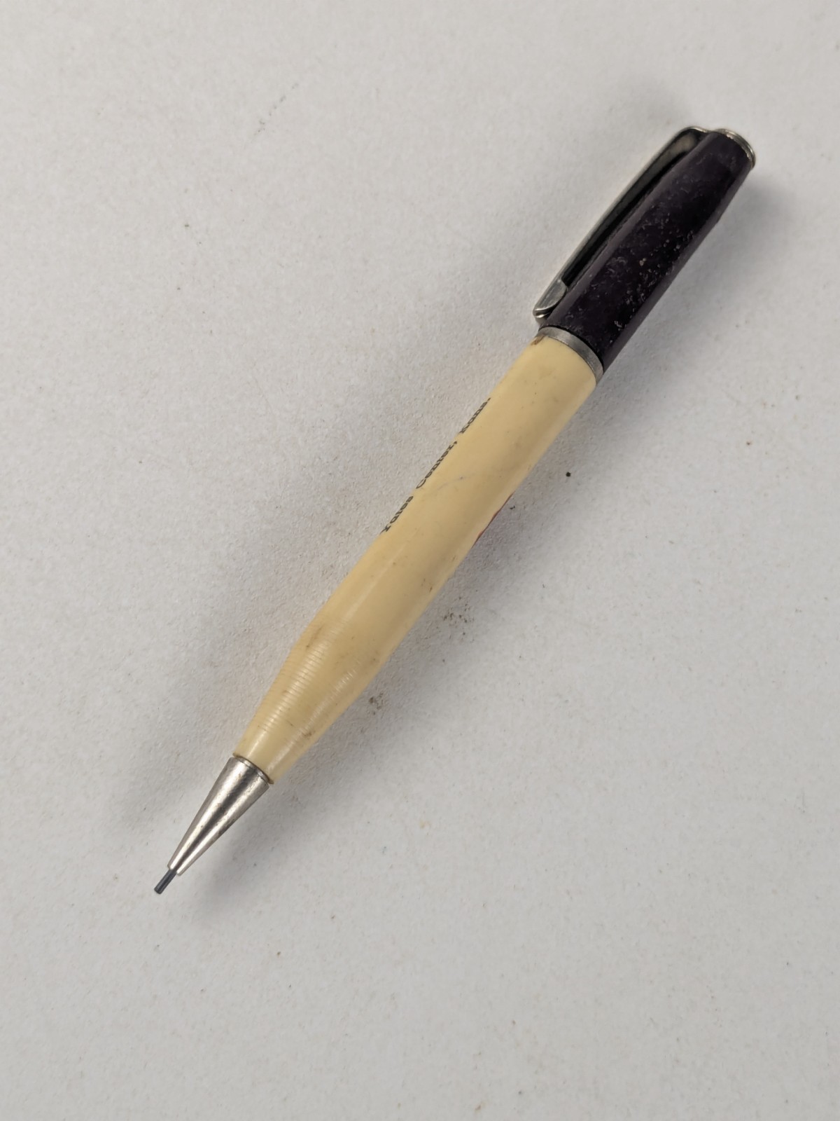1940-50s – Woody’s Truck Stop Yates Center Kansas Ad Mech Pencil – B18D