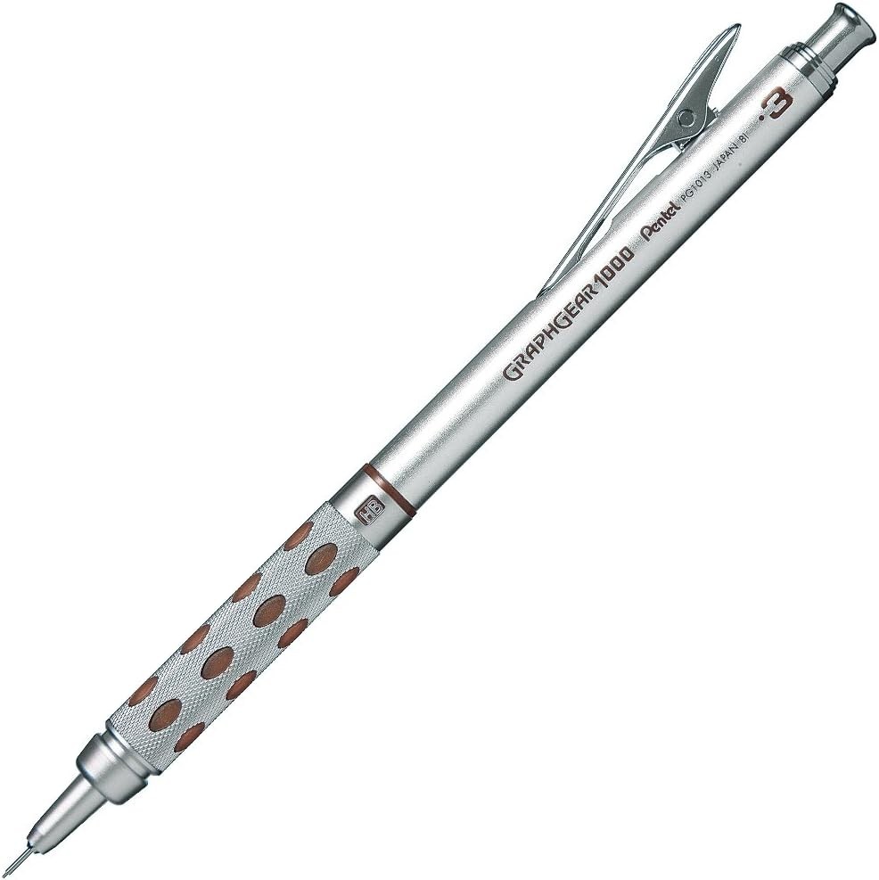 Professional 0.3mm Brown Mechanical Pencil – Graphgear 1000 for Drafting Needs