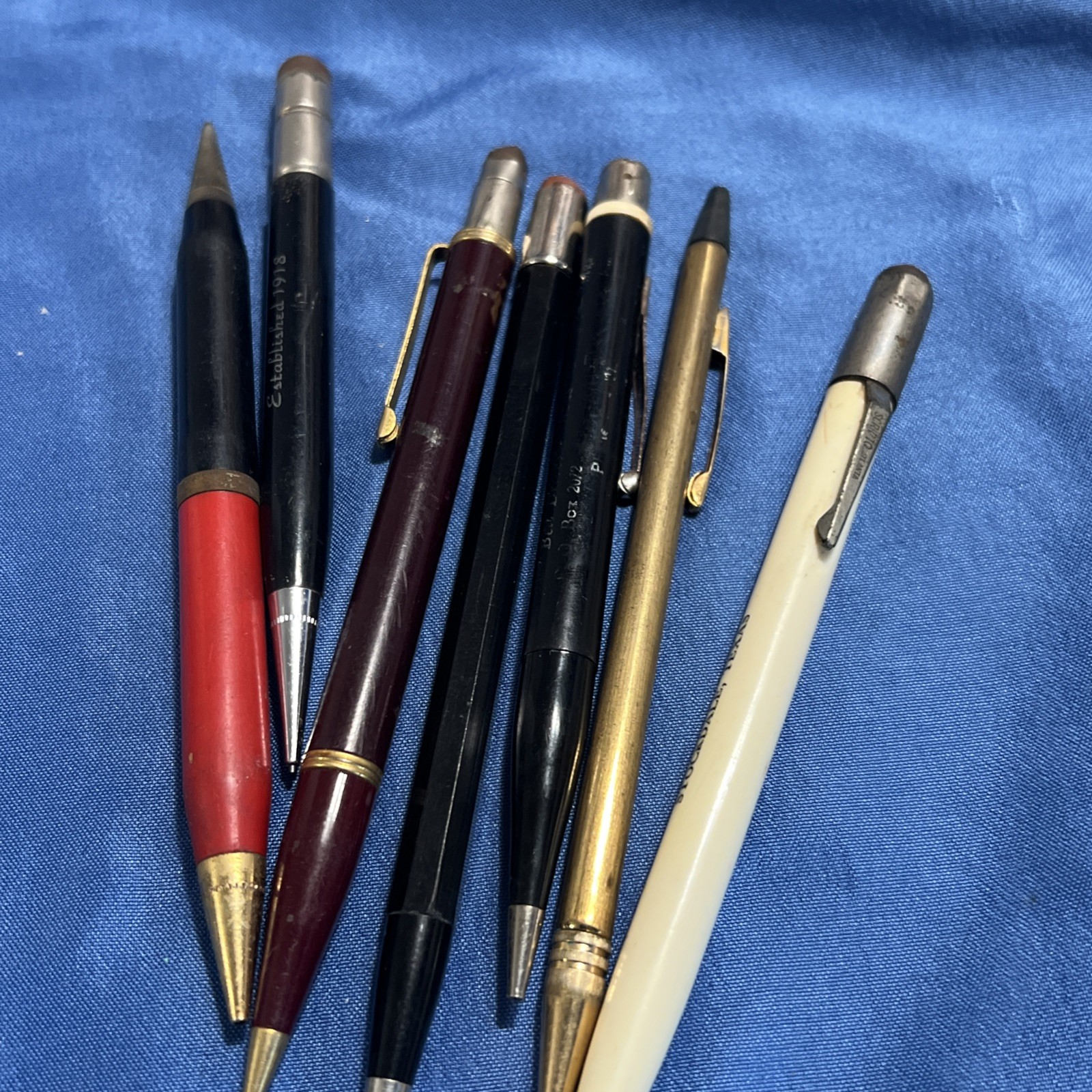 Vintage Mechanical Pencil Lot For Restoring Scripto Redipoint Unbranded