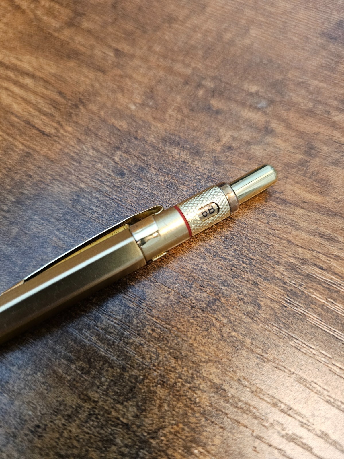 Nicpro 2.0mm Lead Holder heavy-duty mechanical pencil Gold Drafting Art