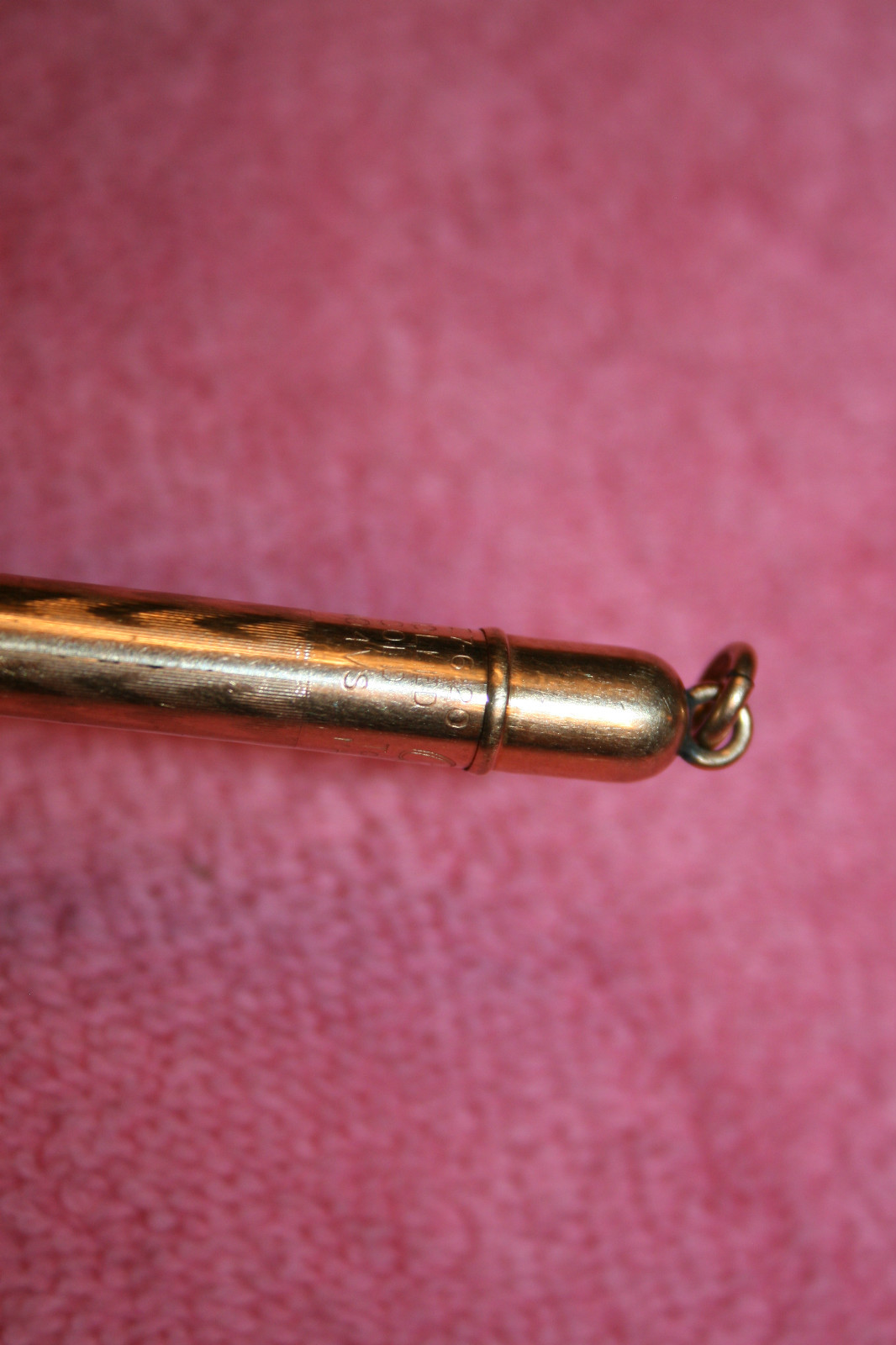 Vintage Pencil Pendent Conklin Rolled Gold No 4VS Pat 7-6-20 Toledo Ohio Made