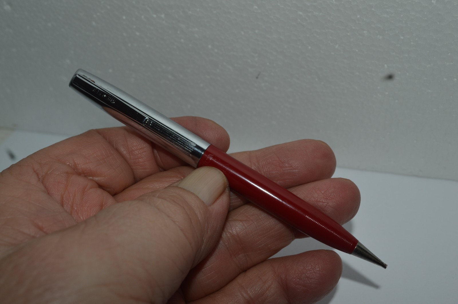 Sheaffer Imperial Mechanical Pencil 0.9mm Red Barrel Made In USA Circa 1960’s