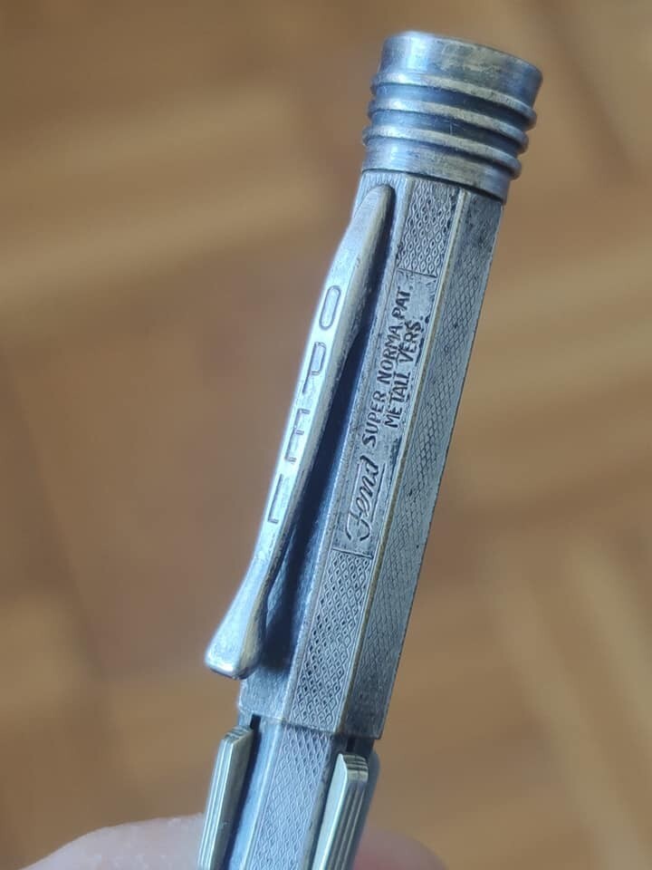 🔴FEND 4 Colors 0PEL Super Norma Pat. 900 Silver Mechanical pencil 1930s🔴RR!
