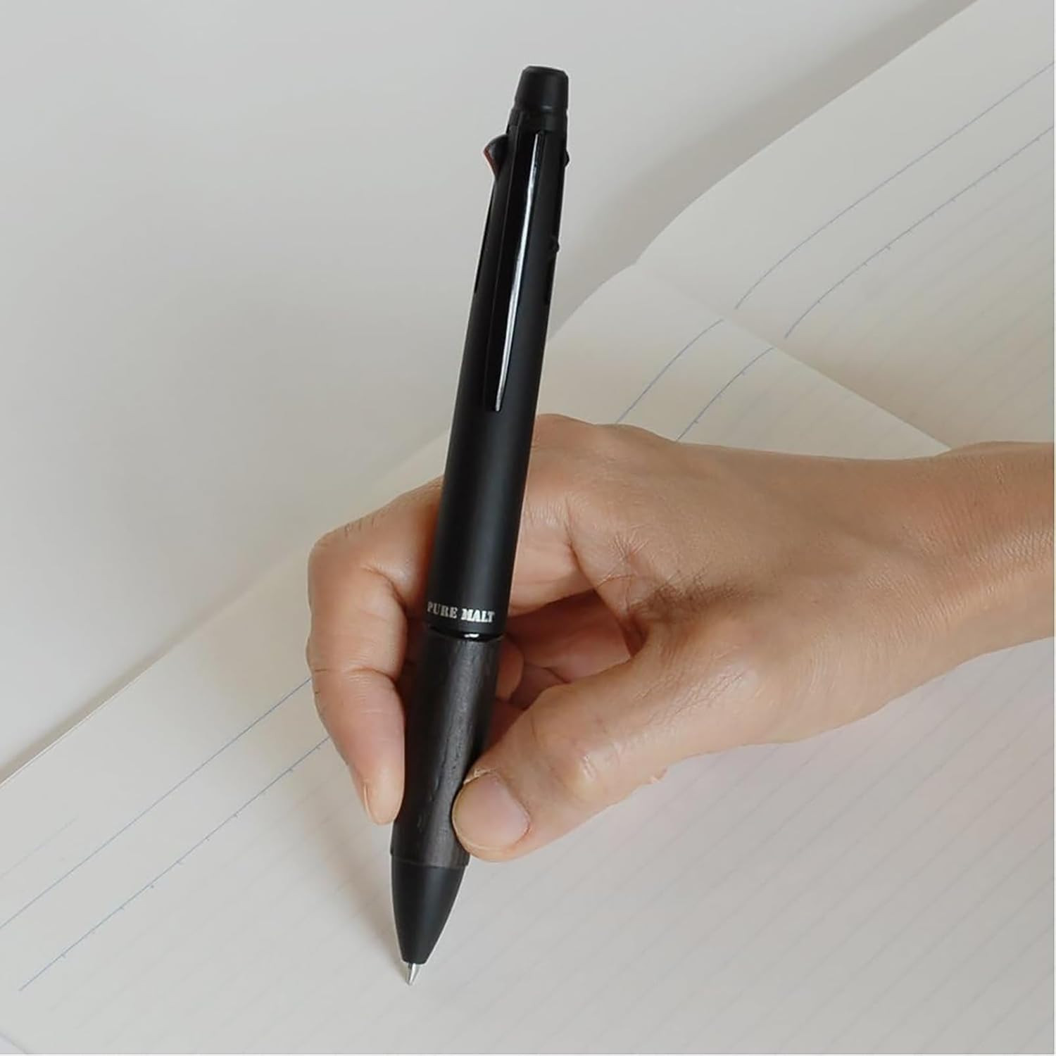 Mitsubishi Pencil MSXE520050724 Pure Malt Premium 4 & 1 0.7 Black Multifunction