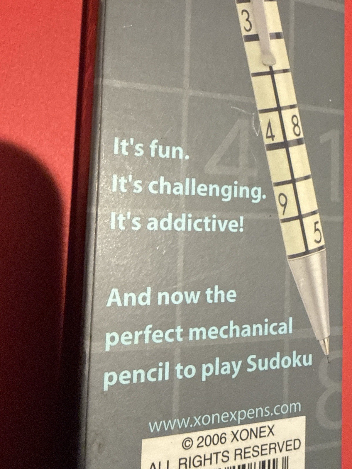 vintage Xonex Retro 51 twist action “Sudoku Pencil” set pencil/box/erasers/leads